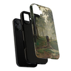 Rain in an Oak Forest by Ivan Ivanovich Shishkin - iPhone Tough Case