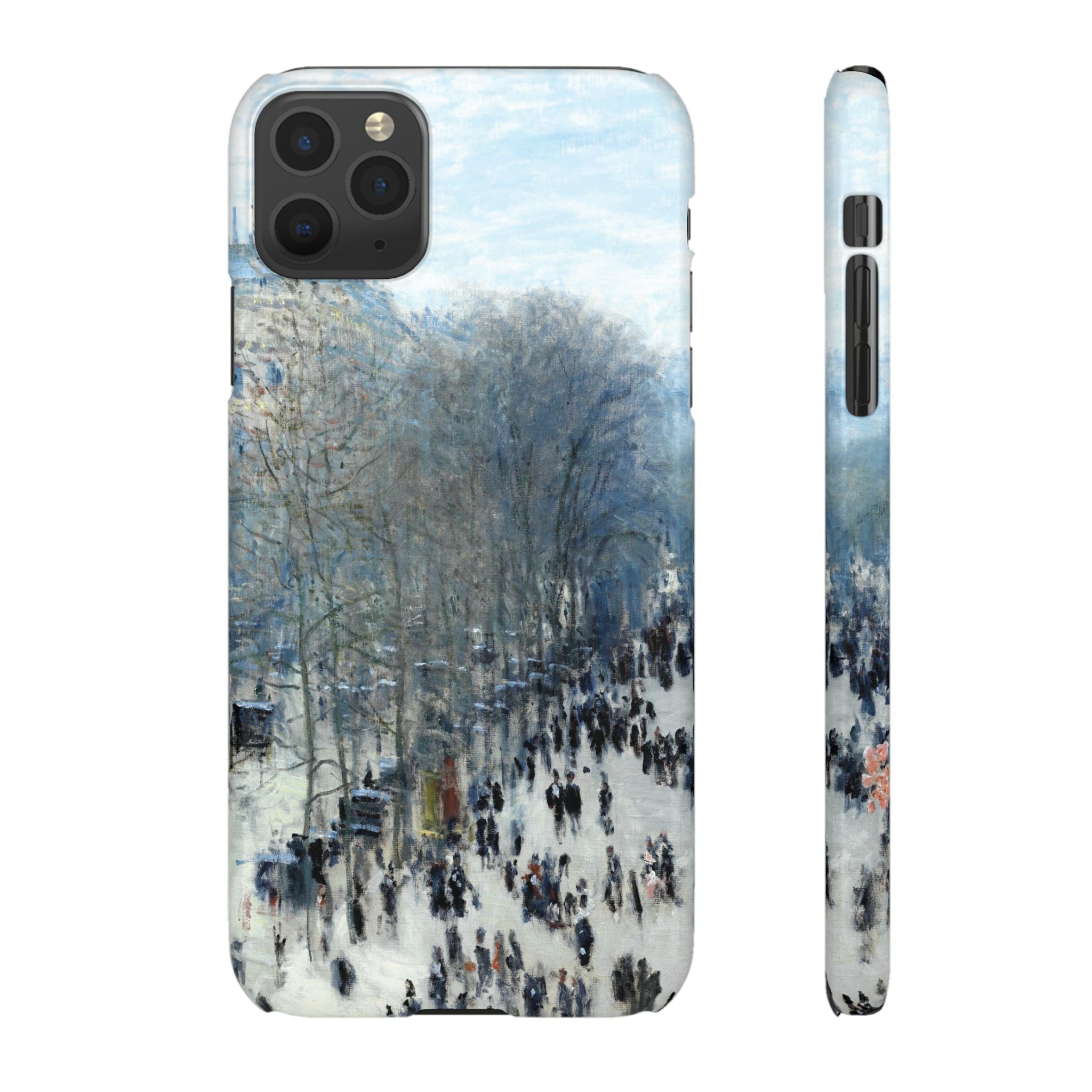 Boulevard des Capucines by Claude Monet - iPhone Slim Case