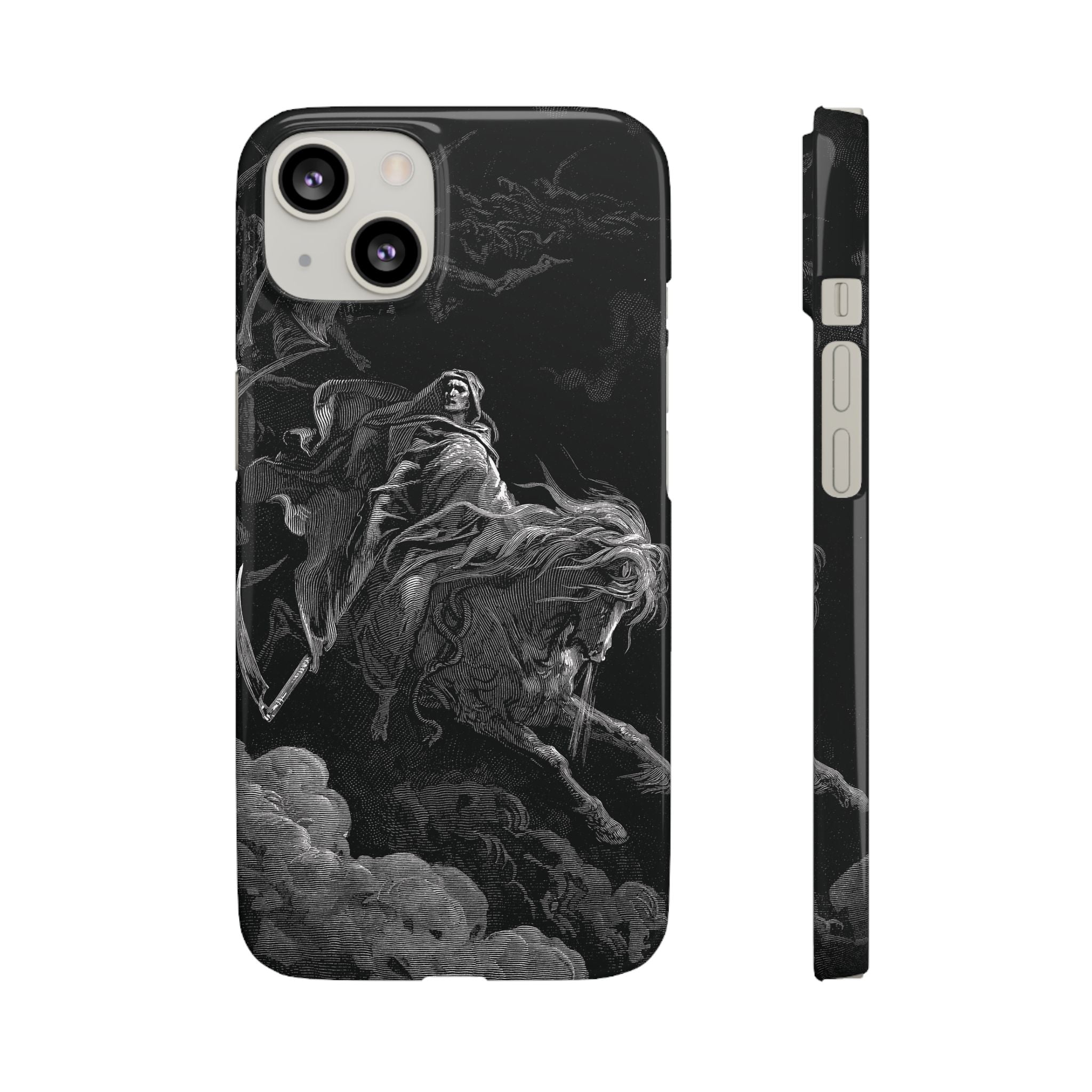 Death on the Pale Horse by Gustave Dore - iPhone Slim Case