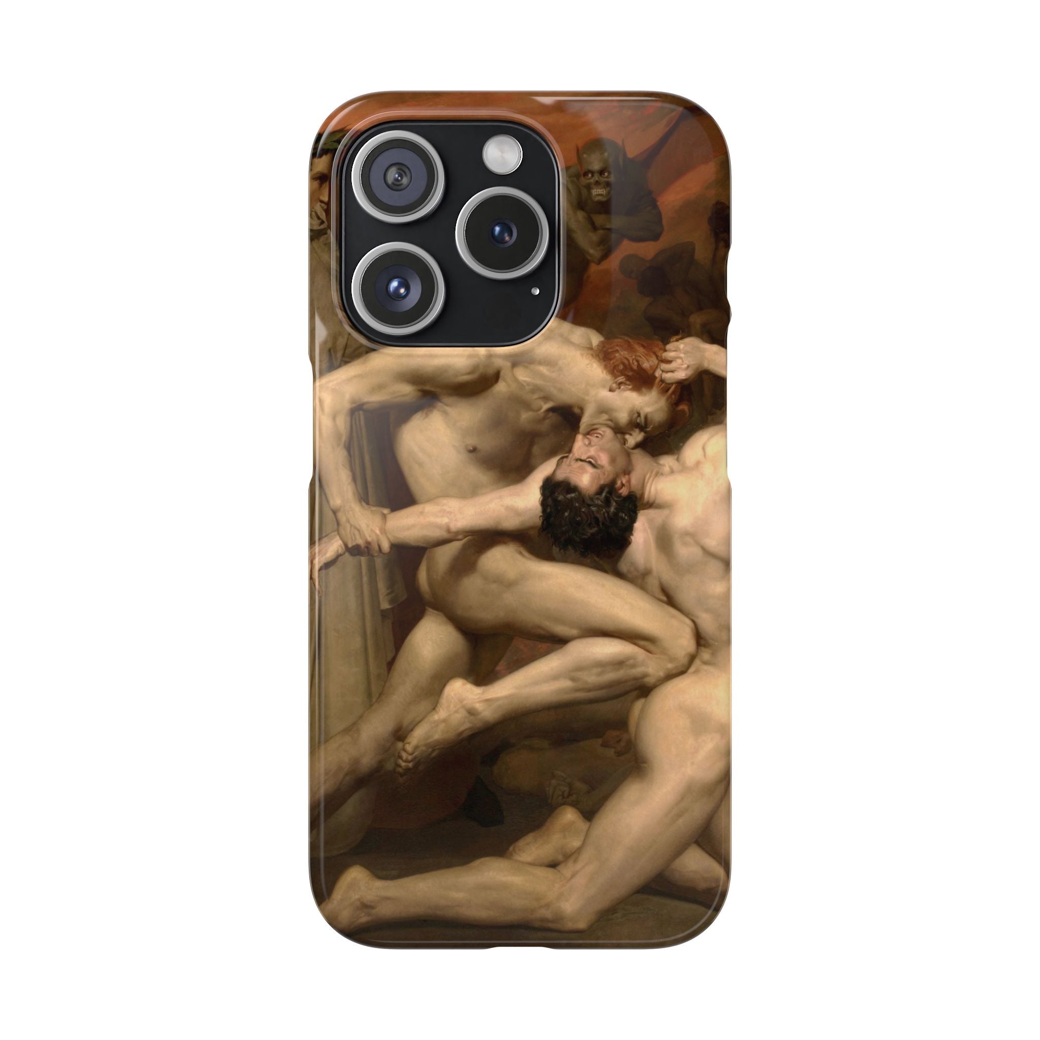 Dante and Virgile by William Bouguereau - iPhone Slim Case