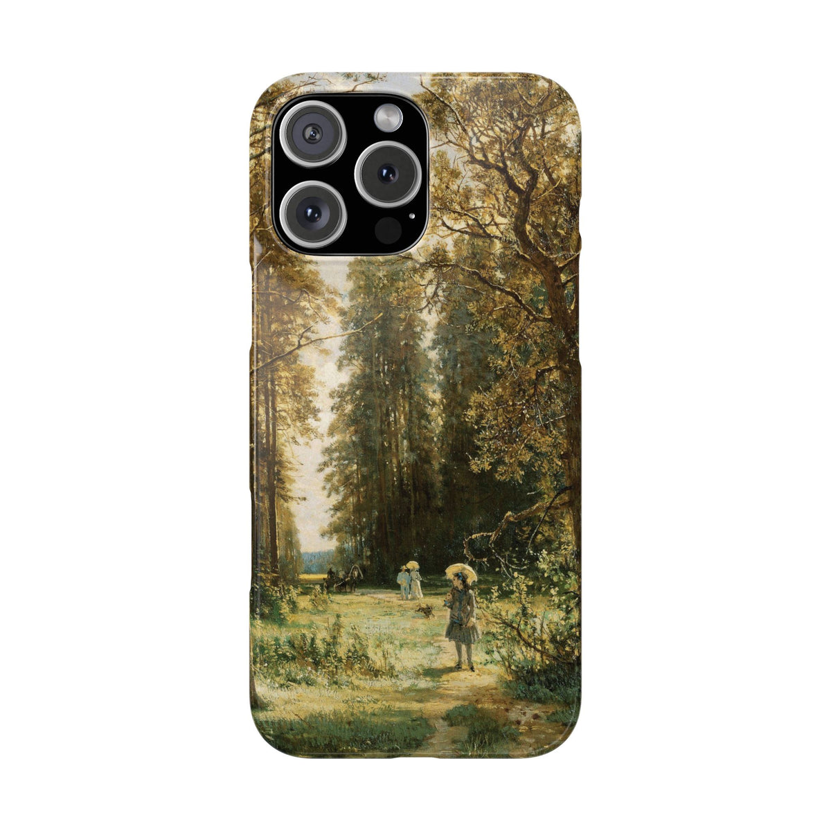 The Path in the Forest by Ivan Ivanovich Shishkin - iPhone Slim Case
