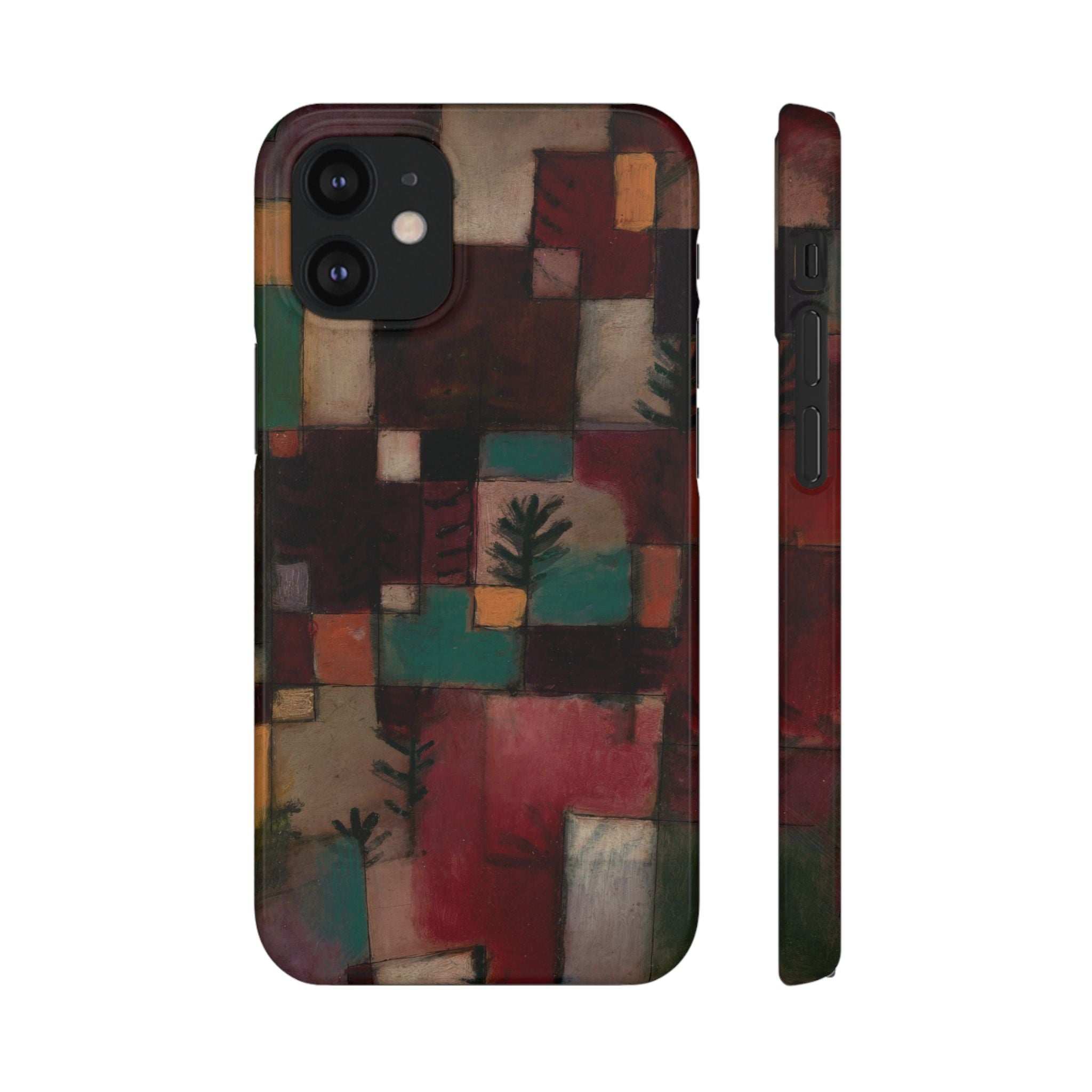 Redgreen and Violet-Yellow Rhythms by Paul Klee - iPhone Slim Case