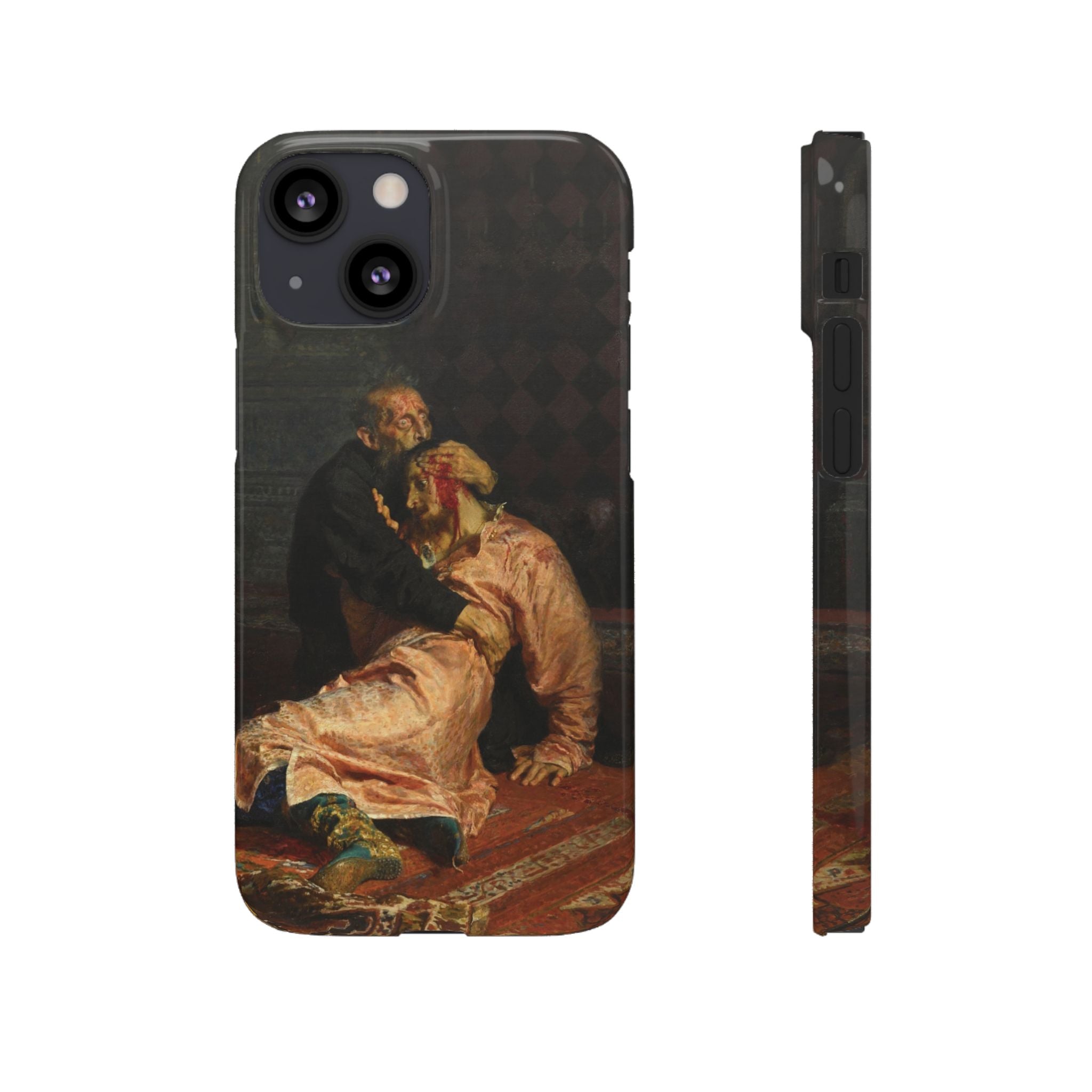 Ivan the Terrible and His Son by Ilya Repin - iPhone Slim Case