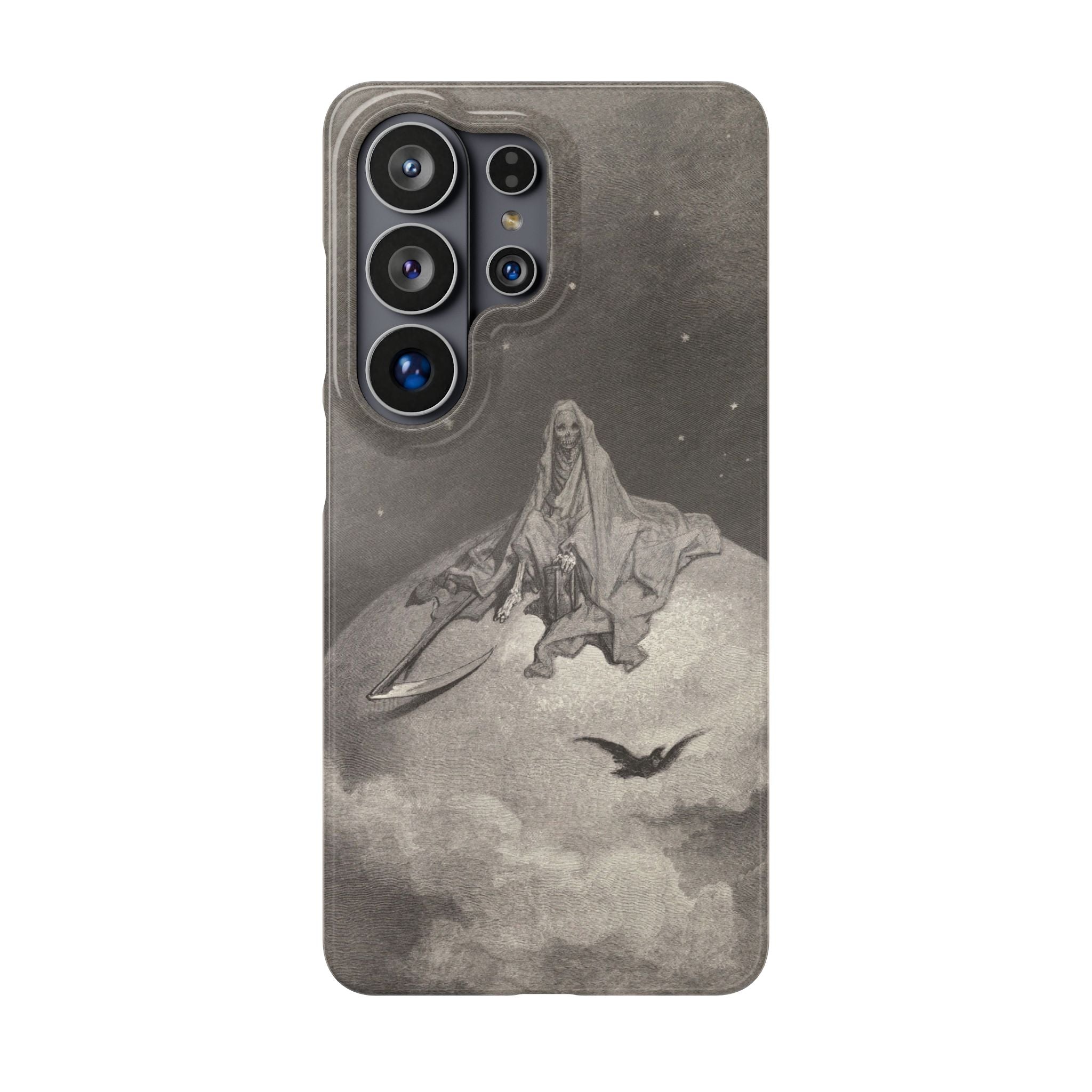 Doubting, dreaming dreams no mortal ever dared to dream before by Gustave Doré - Samsung Slim Case