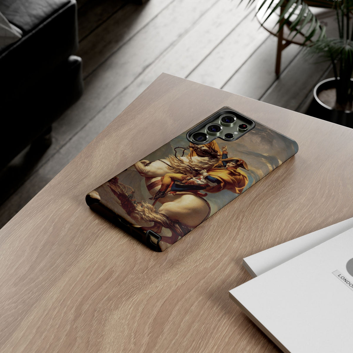 Napoleon at the Saint-Bernard Pass by Jacques-Louis David - Samsung Tough Case