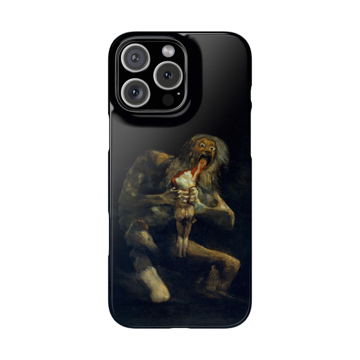 Saturn Devouring His Son by Goya - iPhone Slim Case