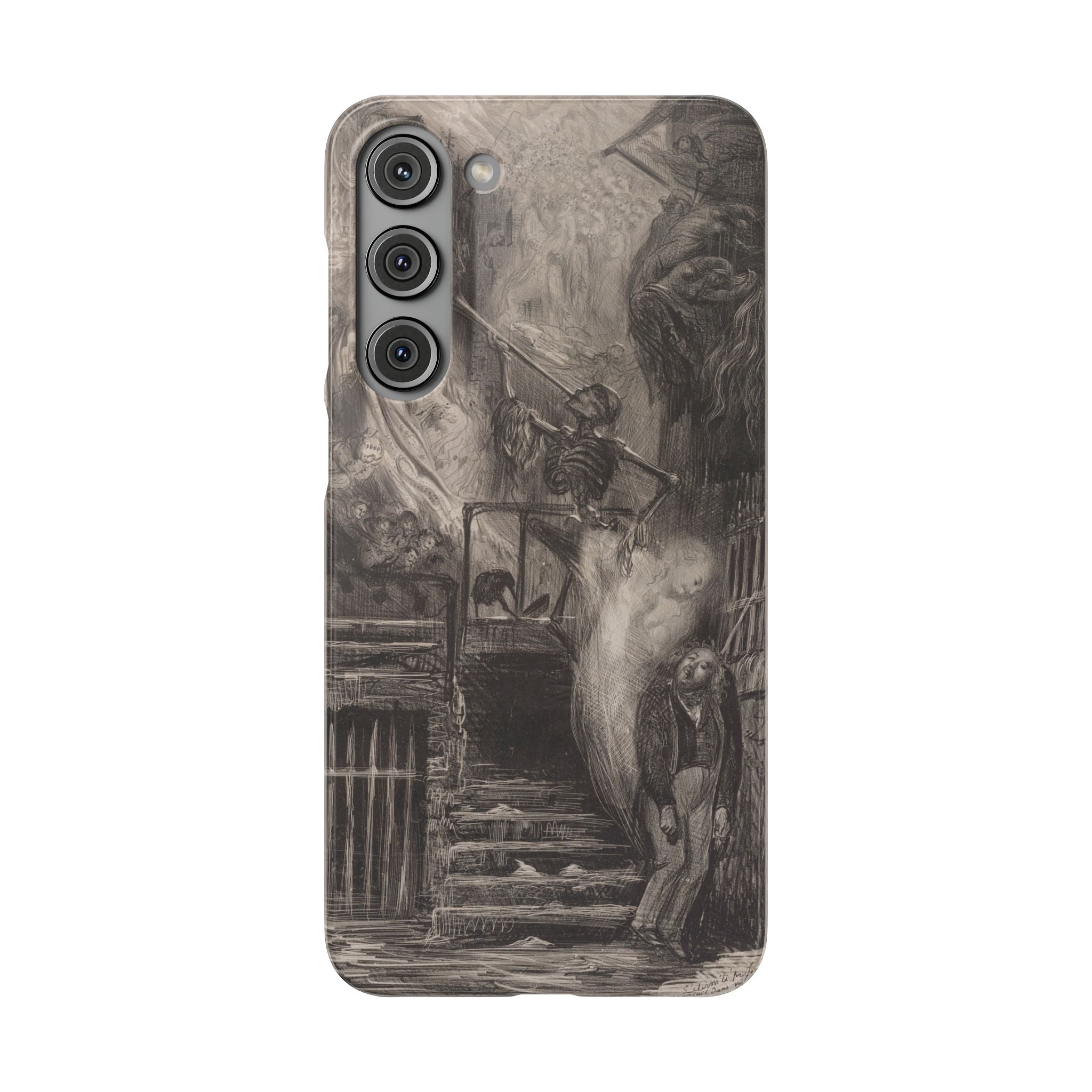 La Rue de la Vieille Lanterne (The Suicide of Gérard de Nerval) by Gustave Doré - Samsung Slim Case