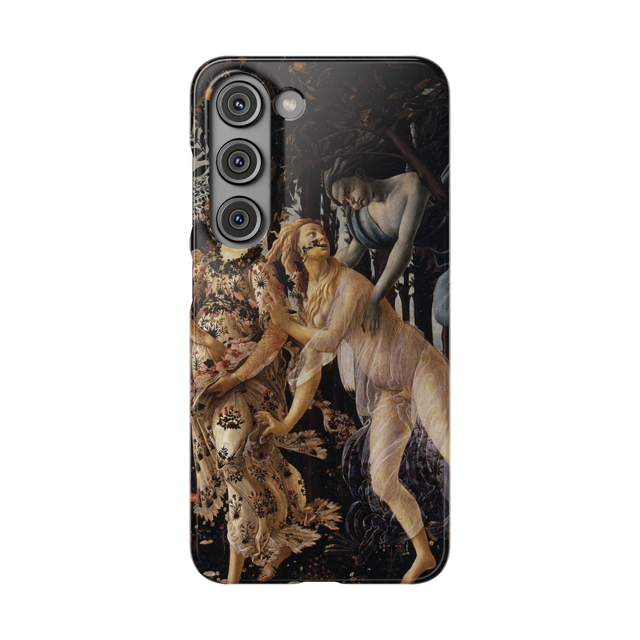 Flora and Zephyr from Primavera by Sandro Botticelli - Samsung Slim Case
