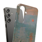 Impression, Sunrise by Claude Monet - Samsung Slim Case