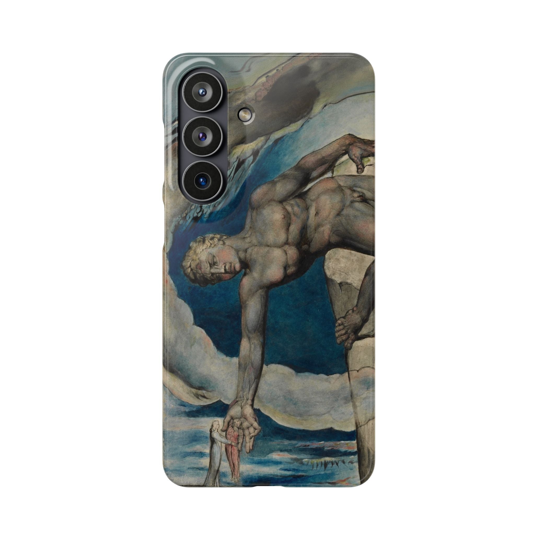 Antaeus setting down Dante and Virgil in the Last Circle of Hell by William Blake - Samsung Slim Case