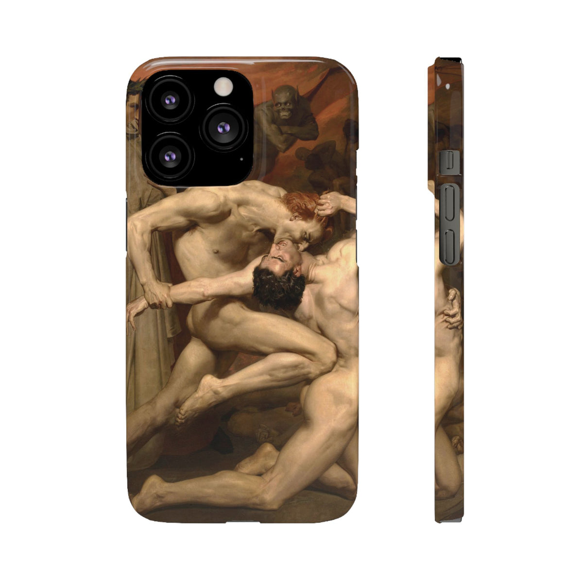 Dante and Virgile by William Bouguereau - iPhone Slim Case