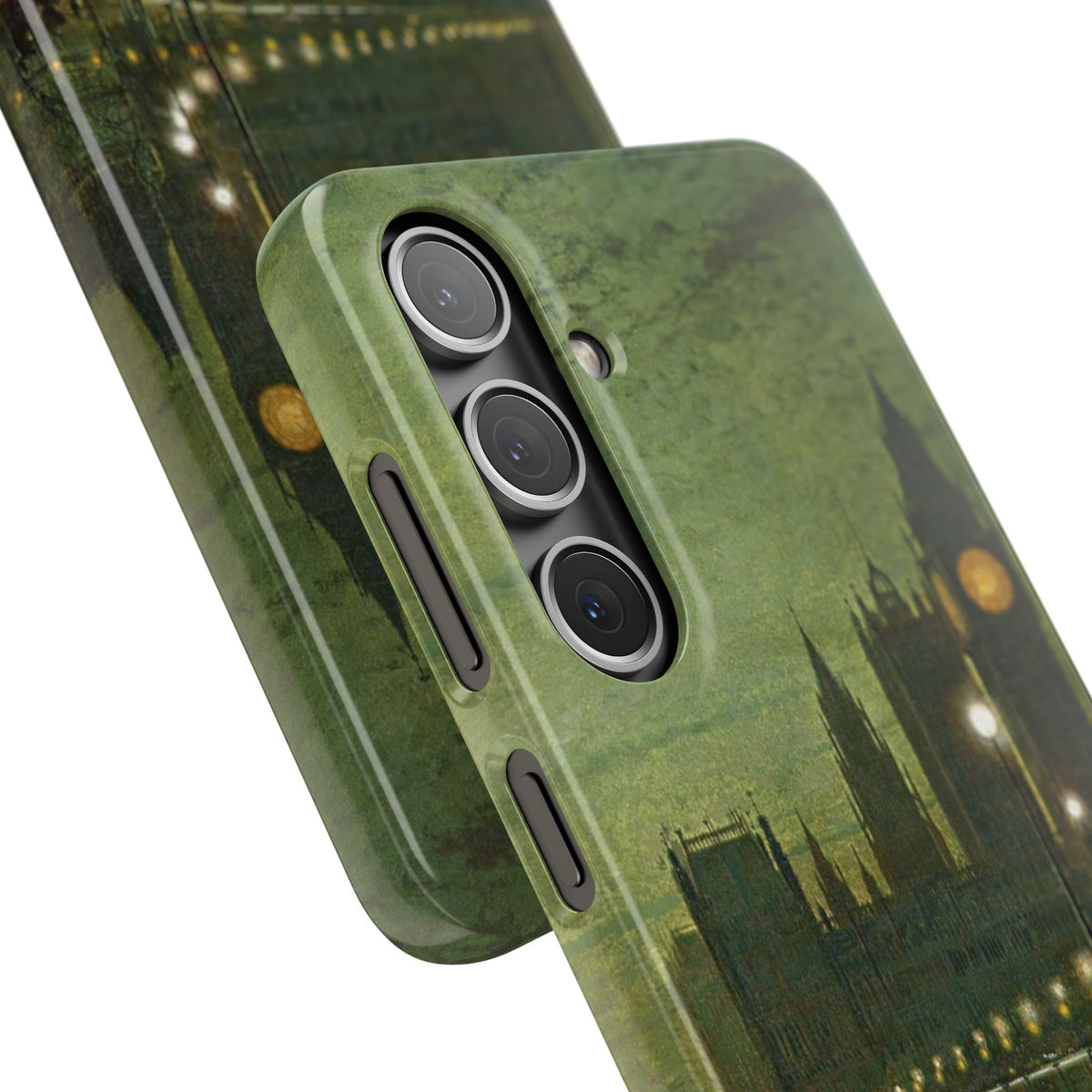 Reflections on the Thames by John Atkinson Grimshaw - Samsung Slim Case