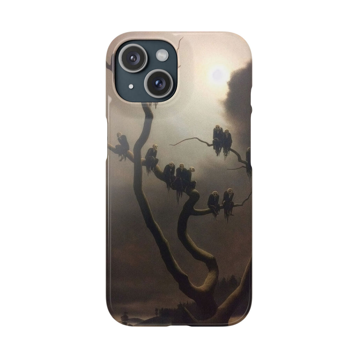 Ghosts on a Tree by Franz Sedlacek - iPhone Slim Case