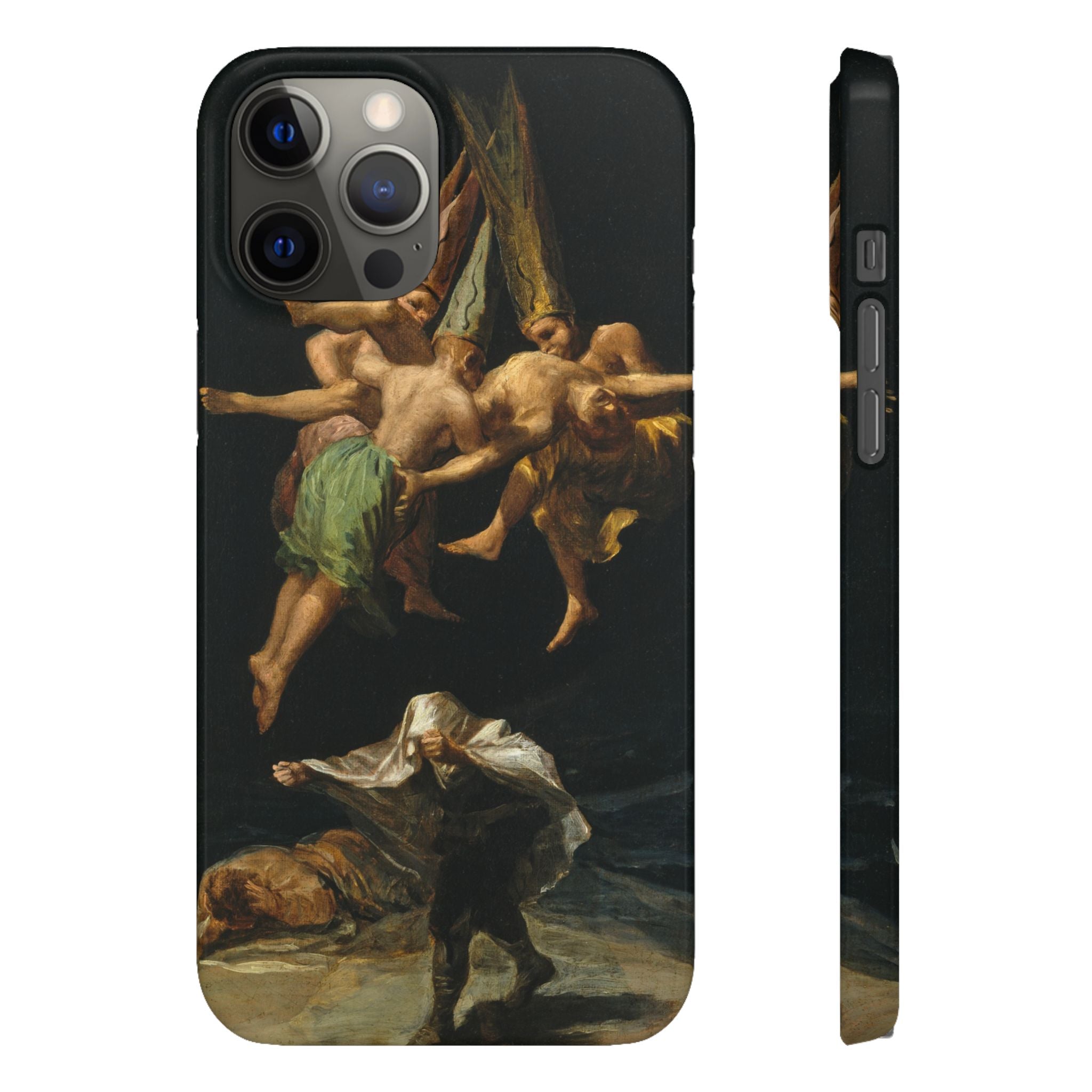 Witches’ Flight by Francisco de Goya - iPhone Slim Case