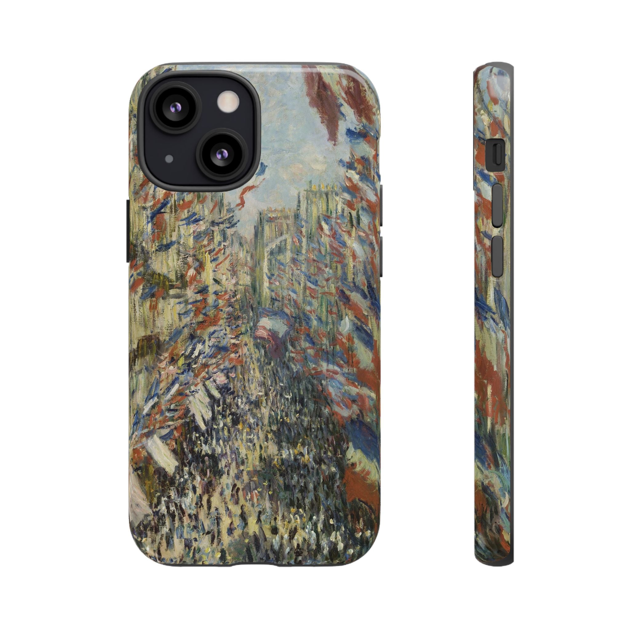 The Rue Montorgueil in Paris by Claude Monet - iPhone Tough Case