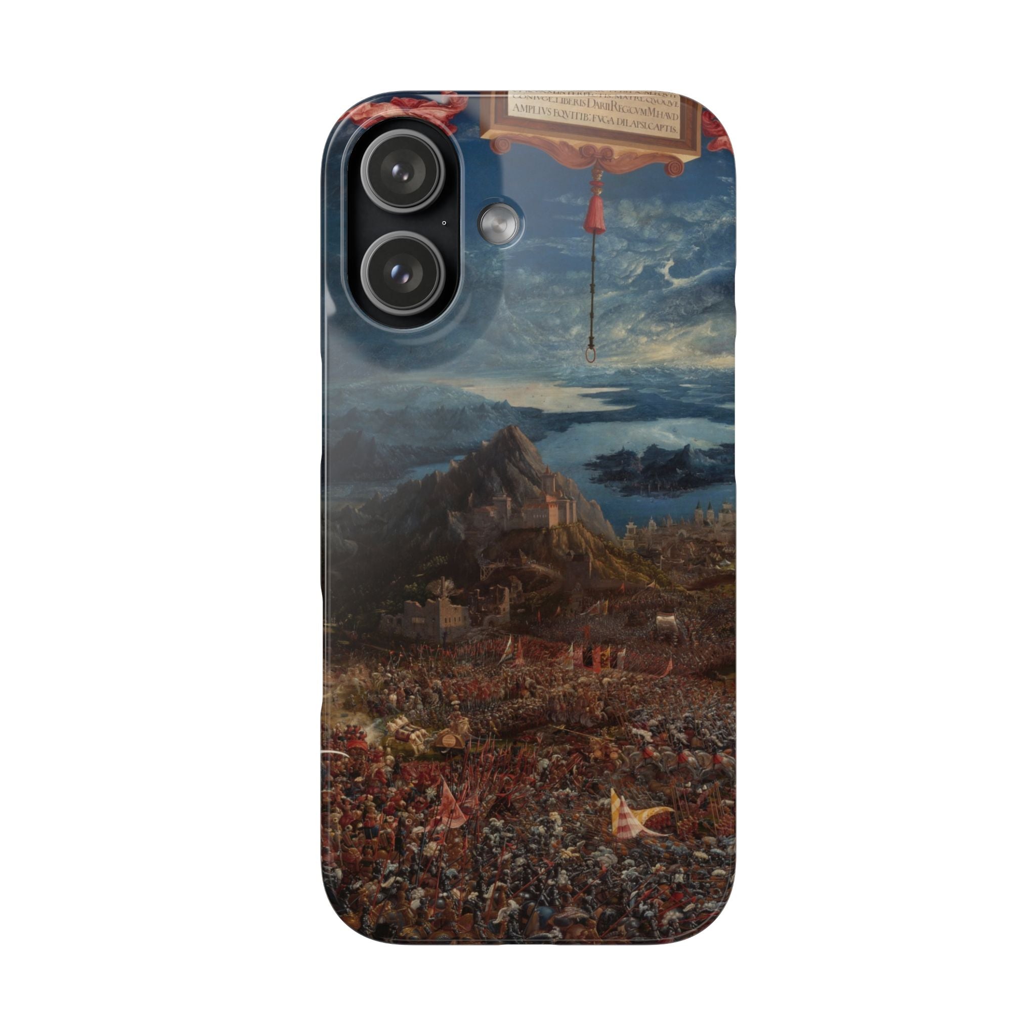 The Battle of Alexander at Issus by Albrecht Altdorfer - iPhone Slim Case