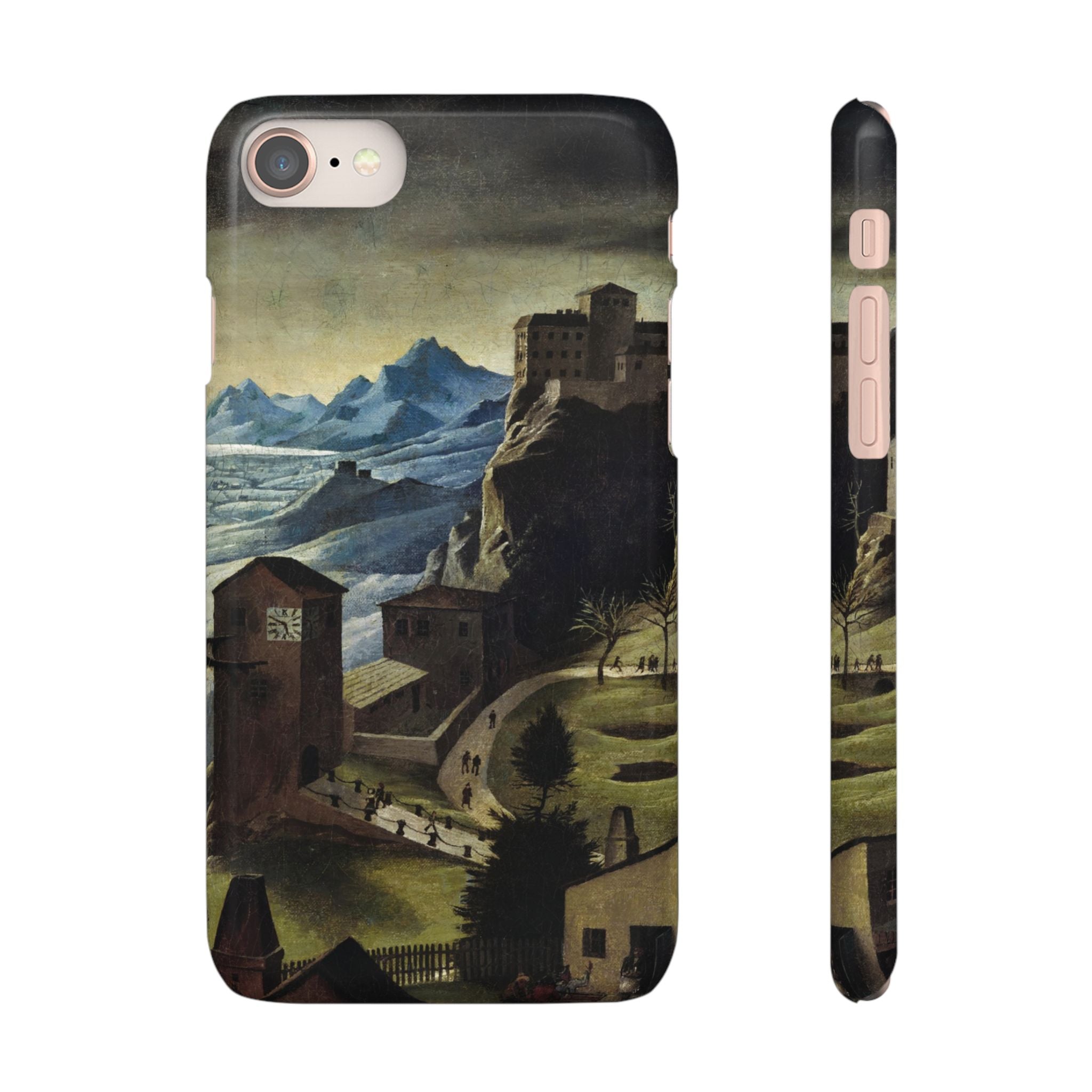 Landschaft mit Burg by Franz Sedlacek - iPhone Slim Case