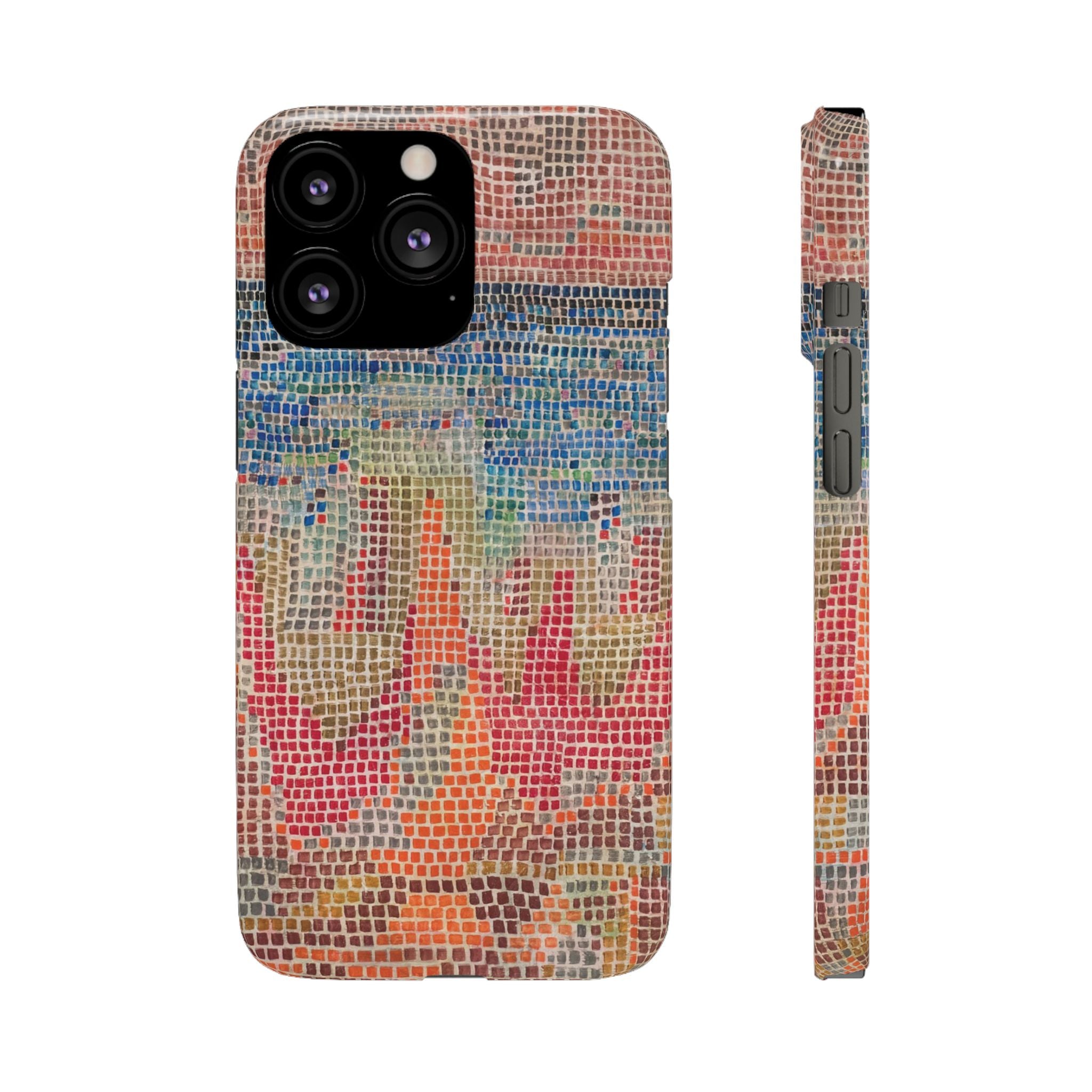 Cliffs by the sea by Paul Klee - iPhone Slim Case