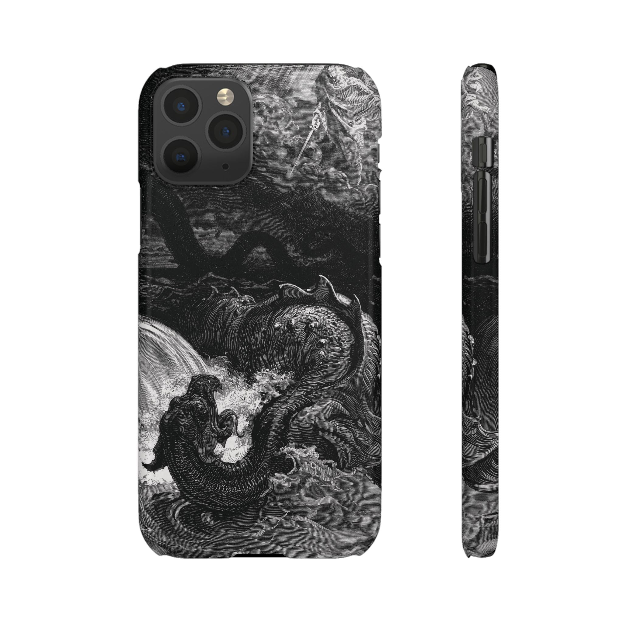 The Destruction of Leviathan by Gustave Doré - iPhone Slim Case