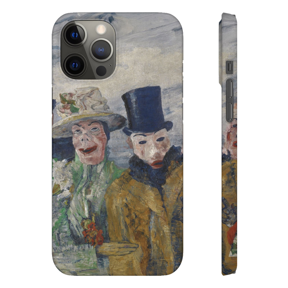 The Intrigue by James Ensor - iPhone Slim Case
