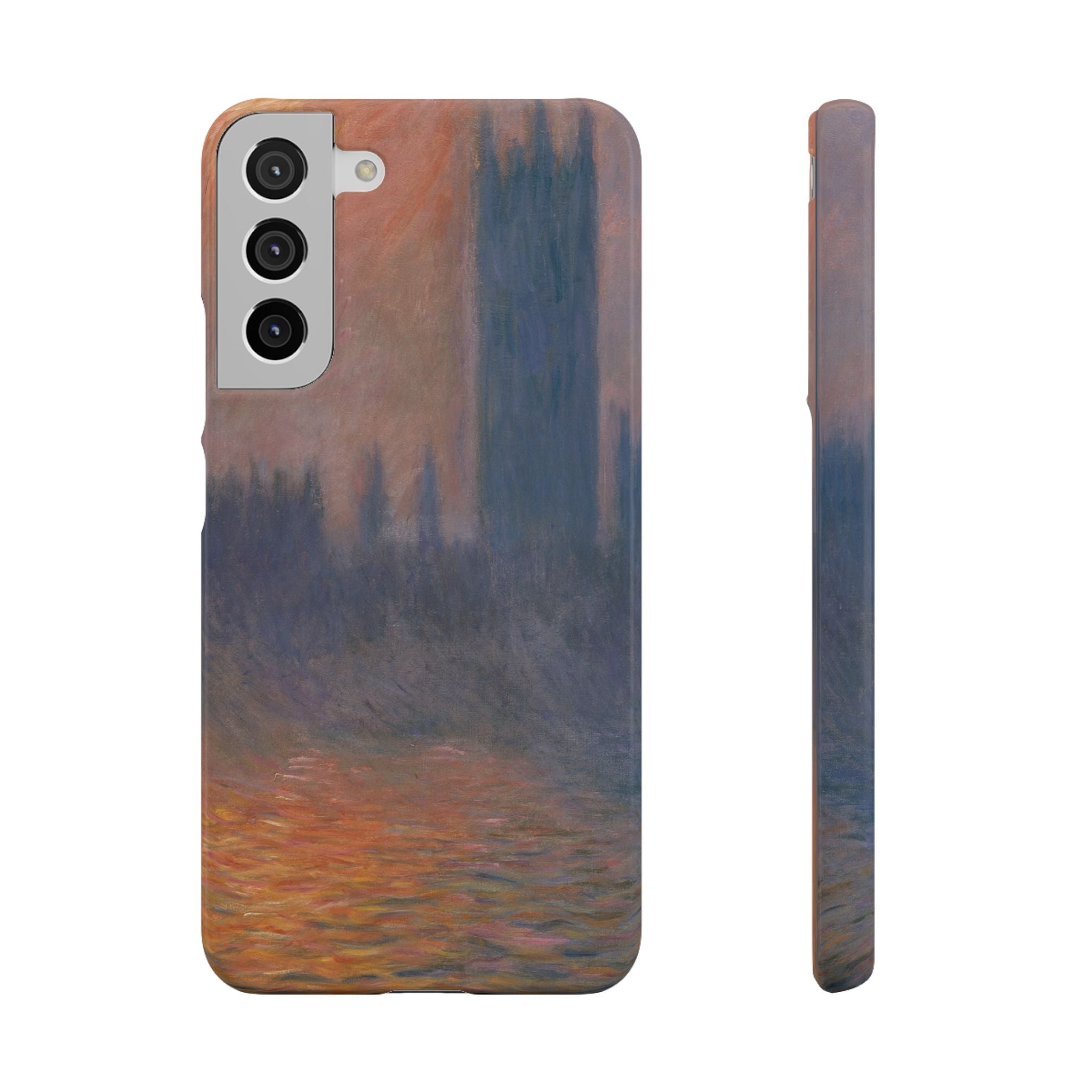 The Houses of Parliament Sunset by Claude Monet - Samsung Slim Case