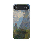 Madame Monet and Her Son by Claude Monet - iPhone Slim Case