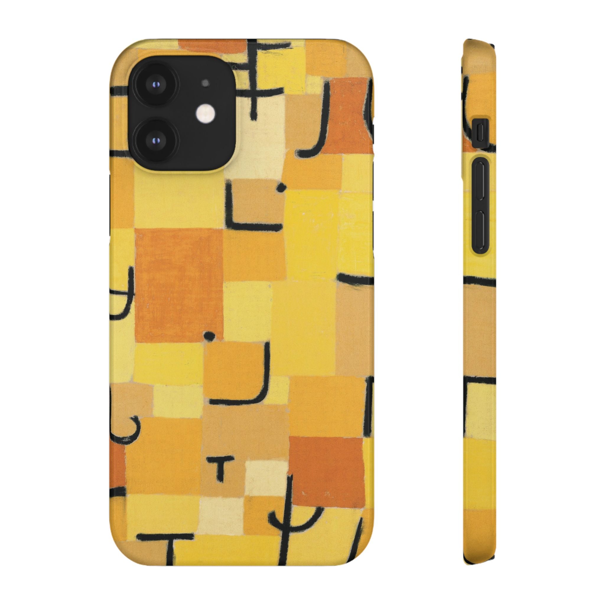 Signs in Yellow by Paul Klee - iPhone Slim Case