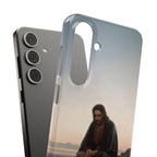 Christ in the Desert by Ivan Kramskoy - Samsung Slim Case