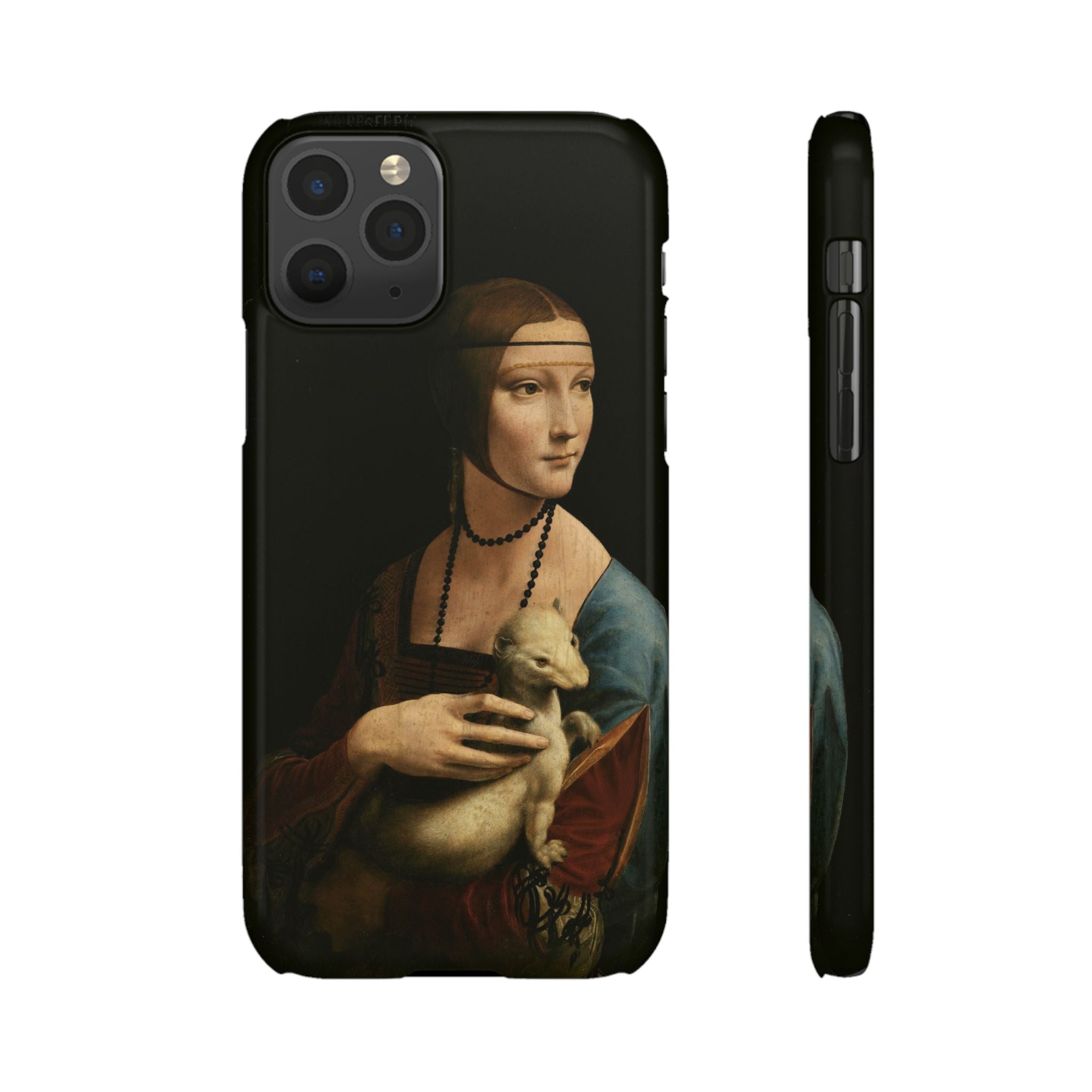Lady with an Ermine by Leonardo da Vinci - iPhone Slim Case