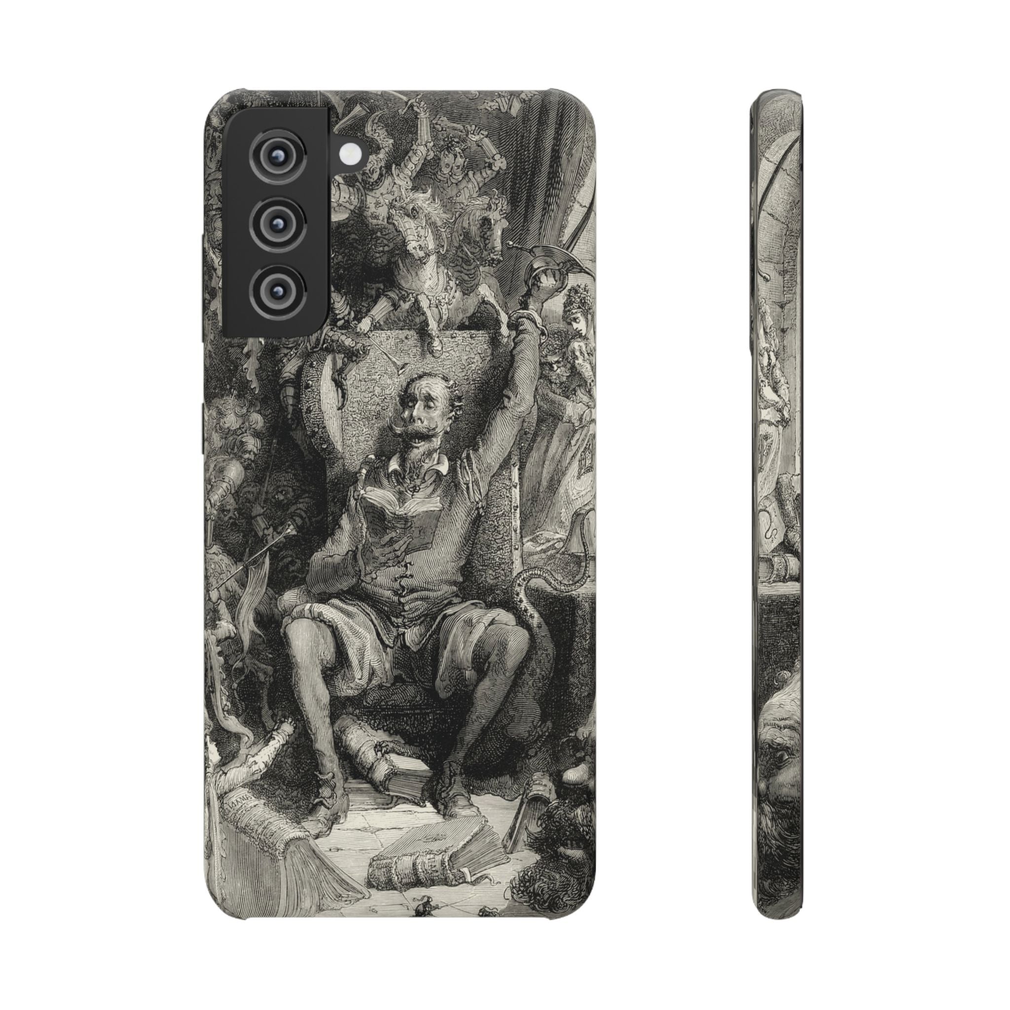 Don Quixote and His Visions by Gustave Doré - Samsung Slim Case