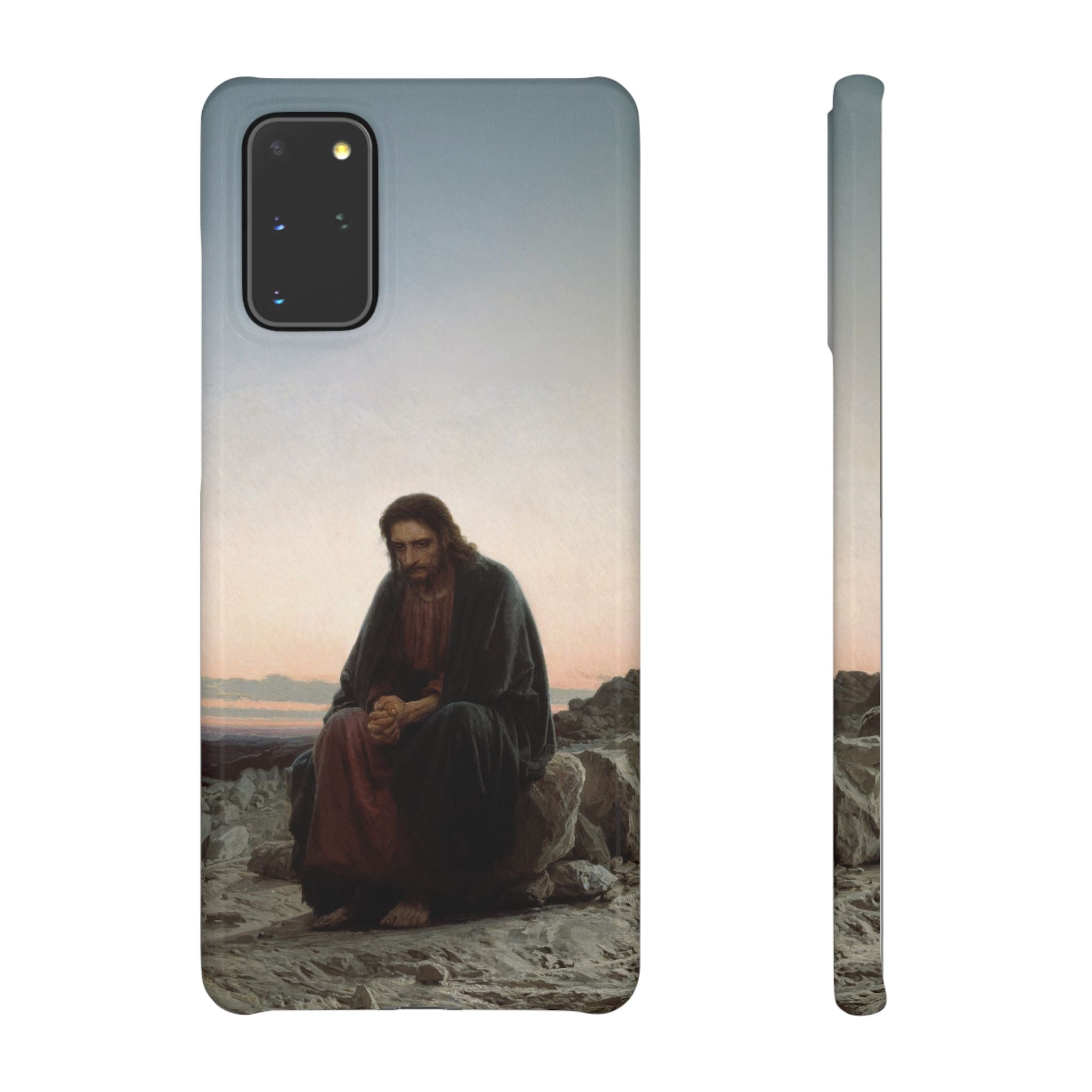 Christ in the Desert by Ivan Kramskoy - Samsung Slim Case