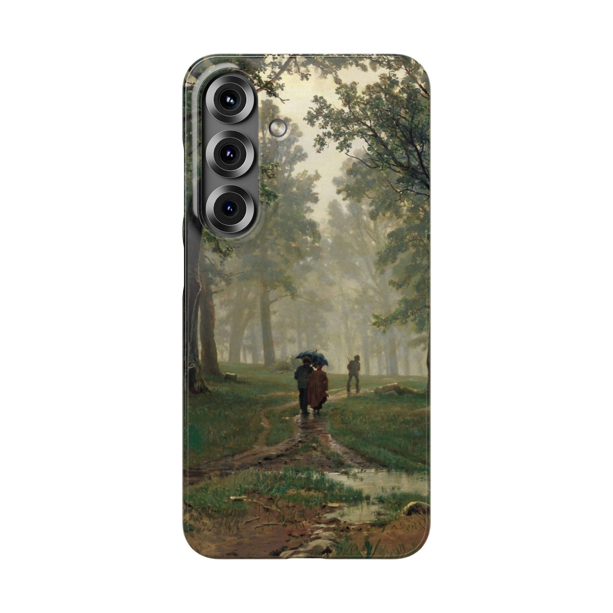 Rain in an Oak Forest by Ivan Ivanovich Shishkin - Samsung Slim Case