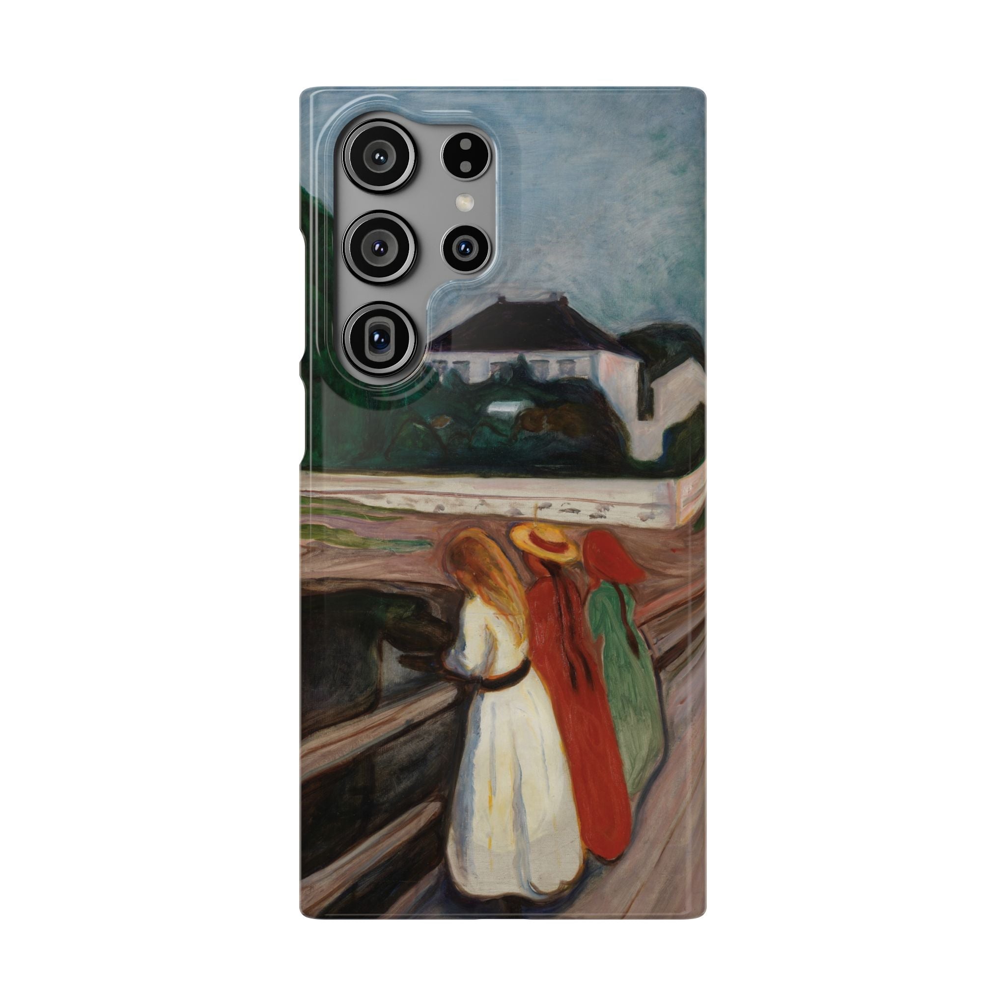 The Girls on the Bridge by Edvard Munch - Samsung Slim Case