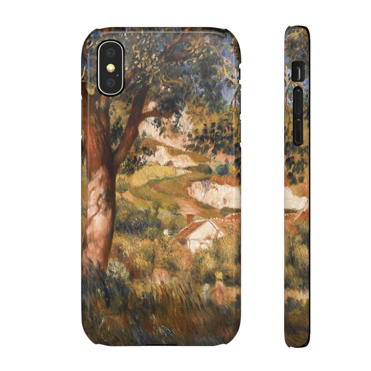 Paysage a La Roche Guyon by Pierre Auguste Renoir - iPhone Slim Case