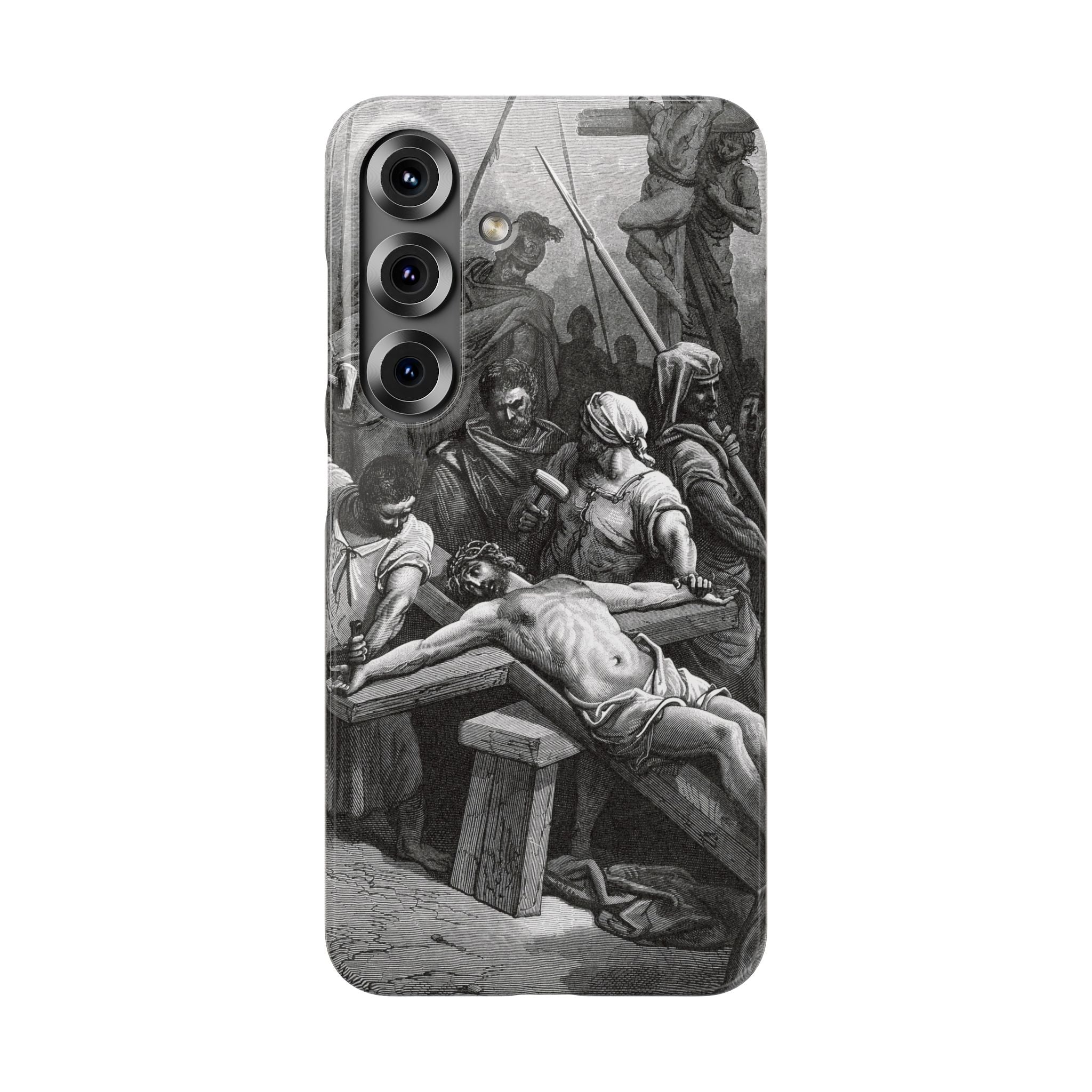 Crucifixion of Jesus by Gustave Doré - Samsung Slim Case
