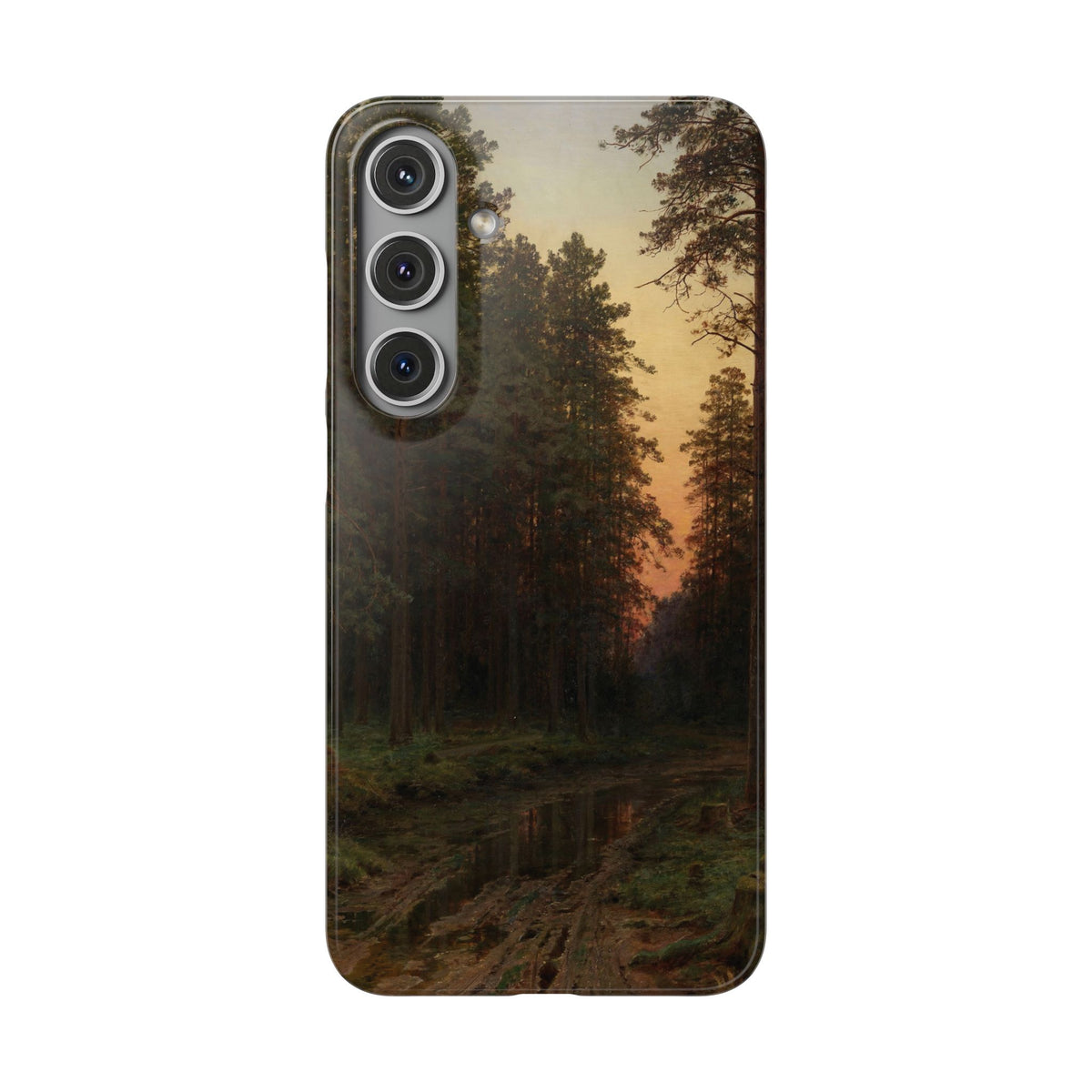 Evening Glow by Ivan Ivanovich Shishkin - Samsung Slim Case