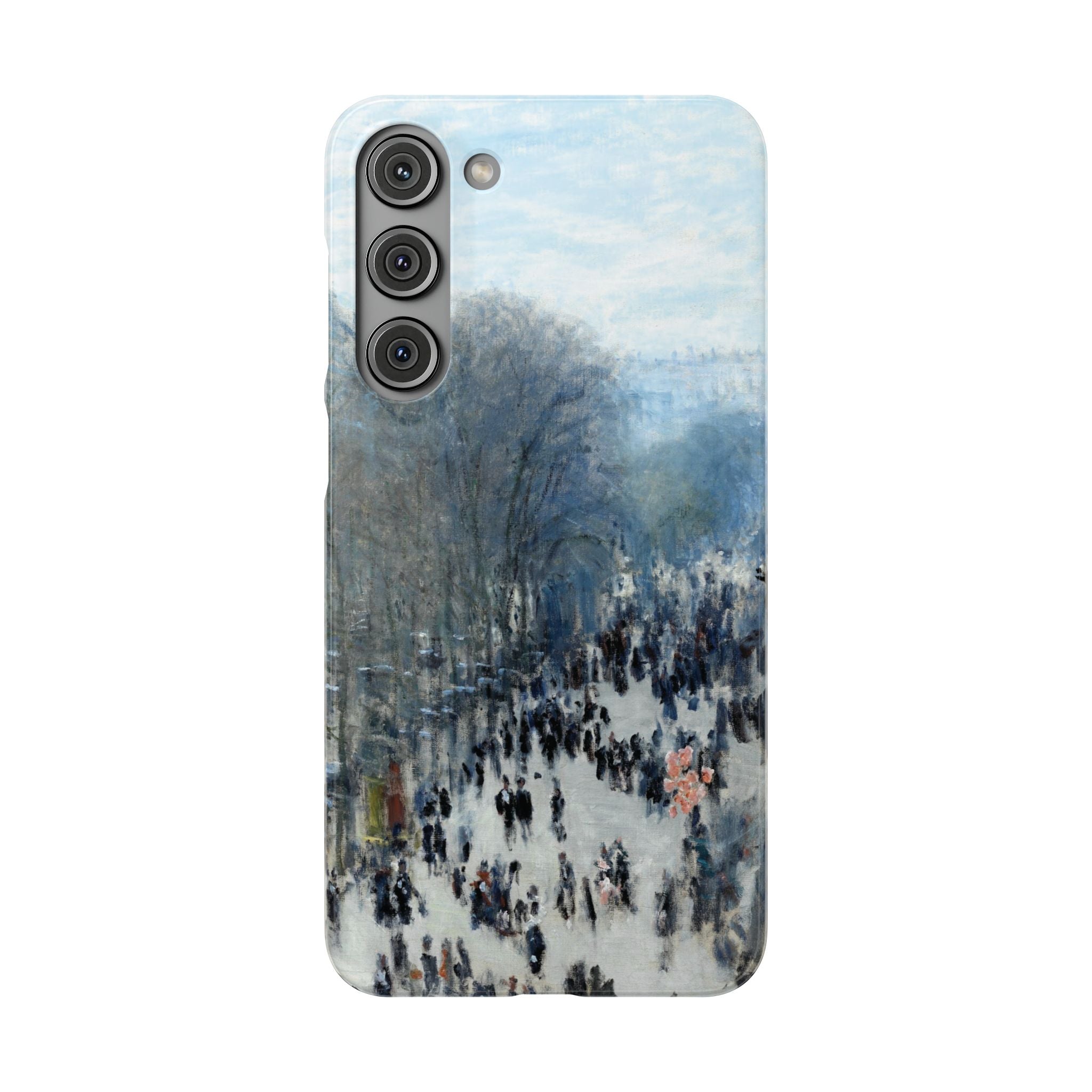 Boulevard des Capucines by Claude Monet - Samsung Slim Case