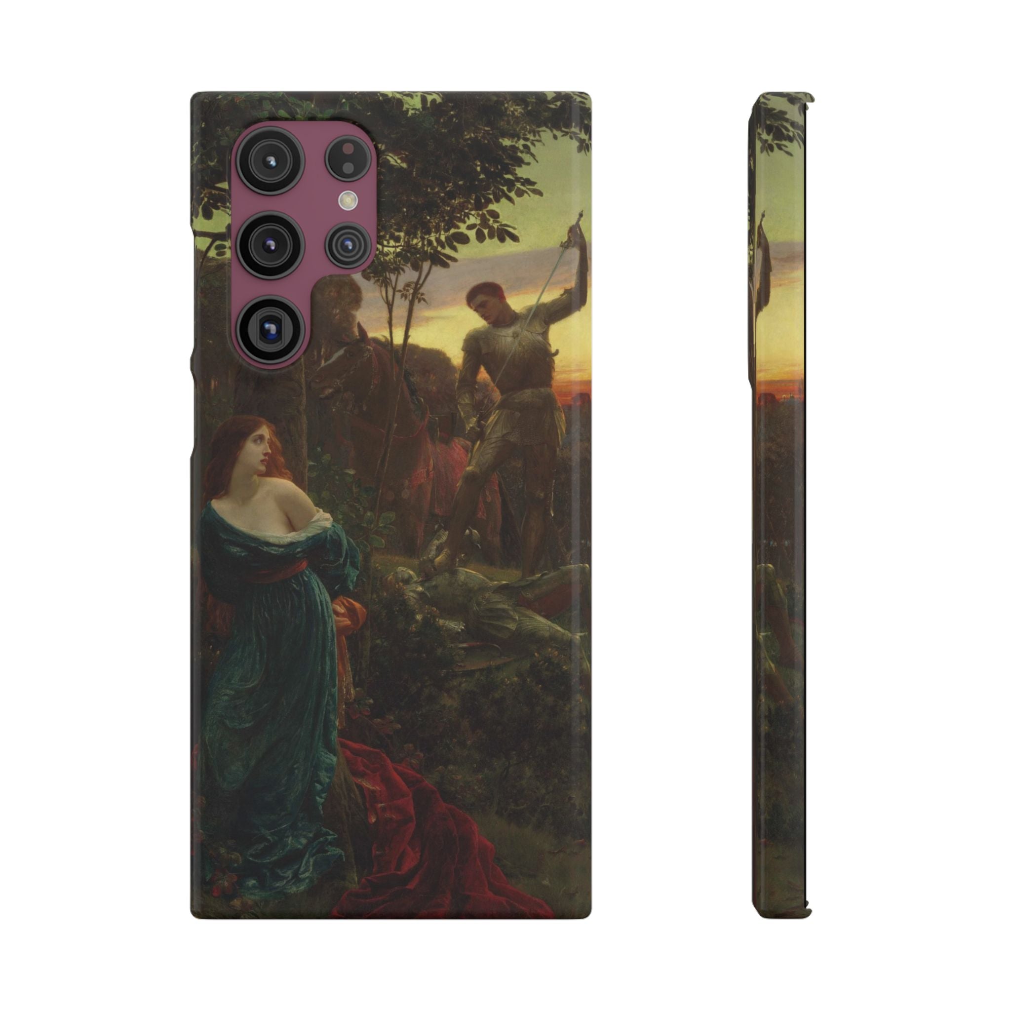 Chivalry by Frank Dicksee - Samsung Slim Case