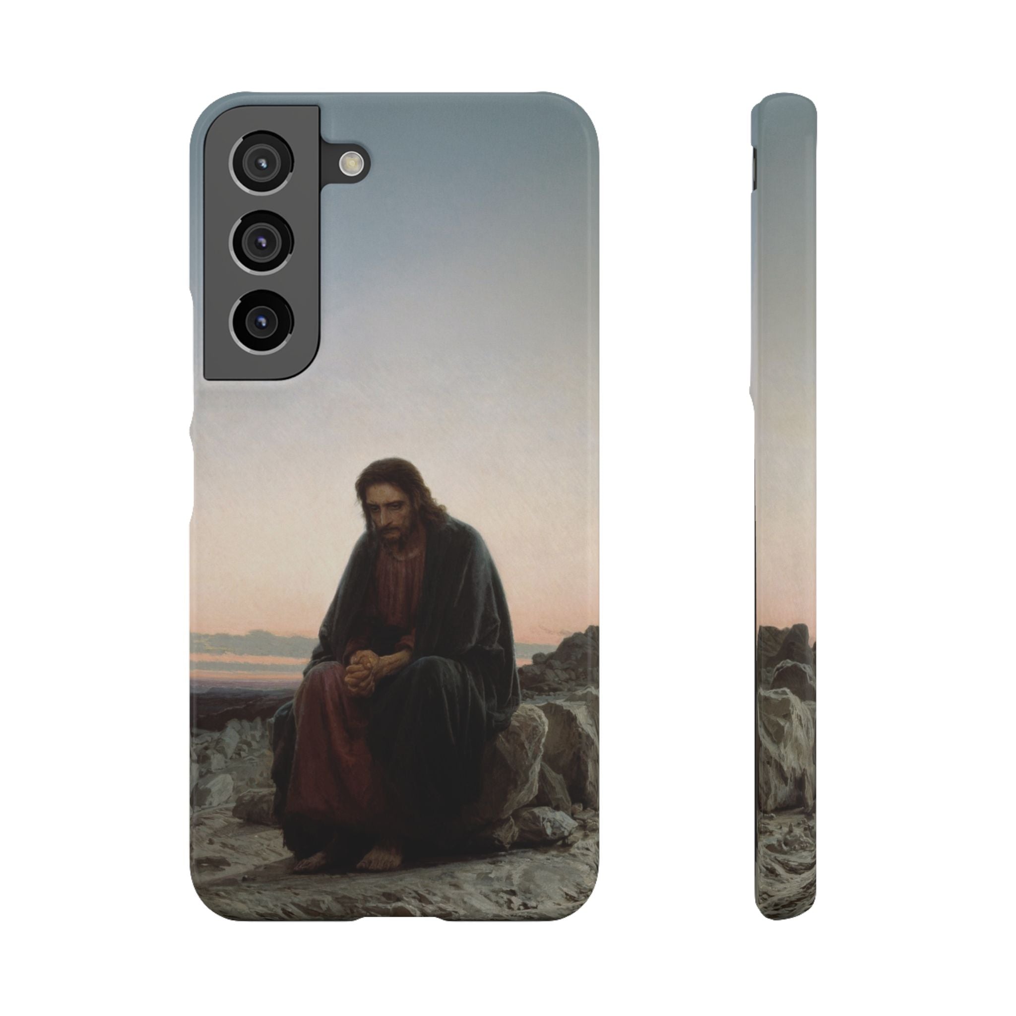 Christ in the Desert by Ivan Kramskoy - Samsung Slim Case