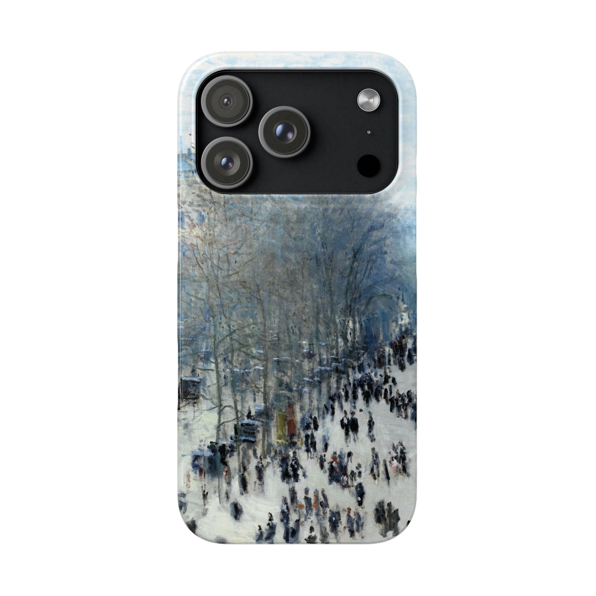 Boulevard des Capucines by Claude Monet - iPhone Slim Case
