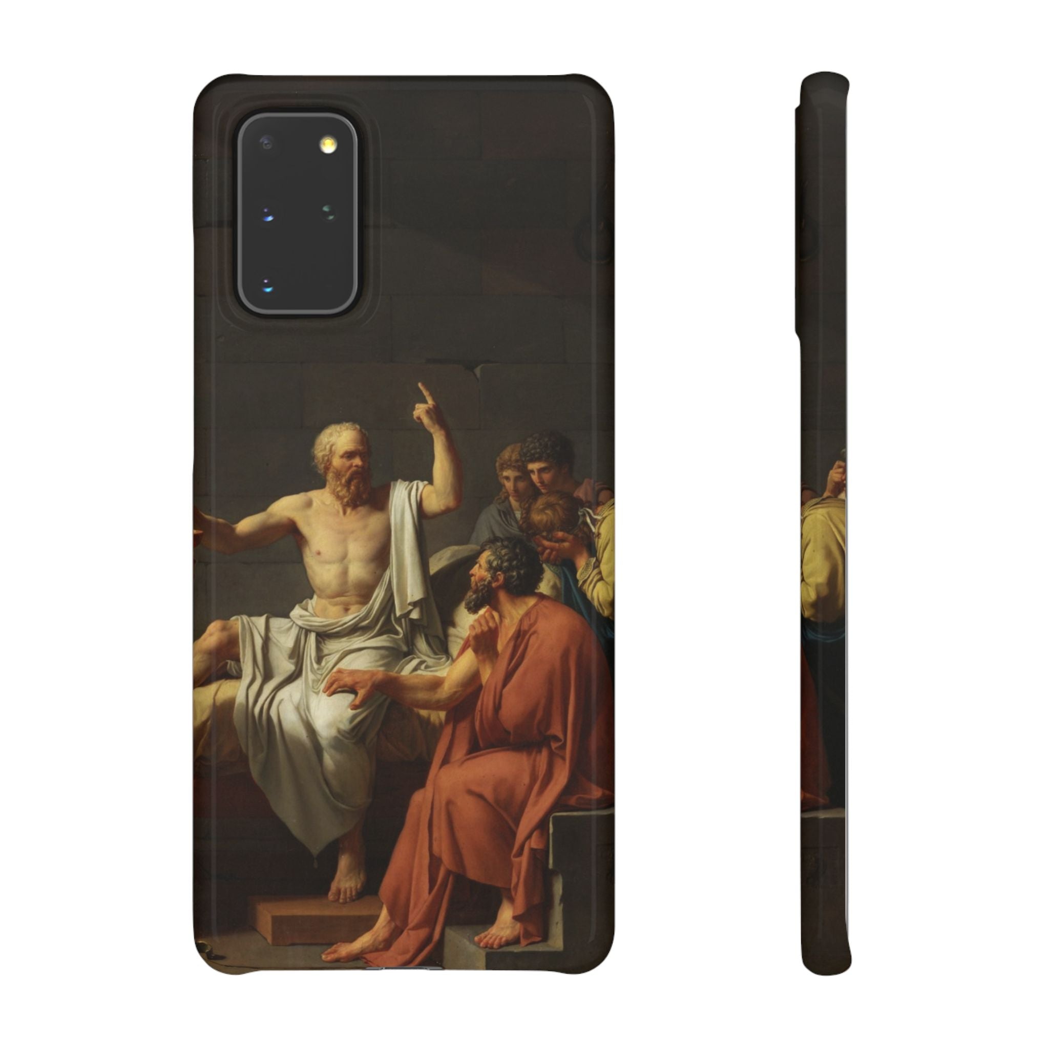 The Death of Socrates by Jacques-Louis David - Samsung Slim Case