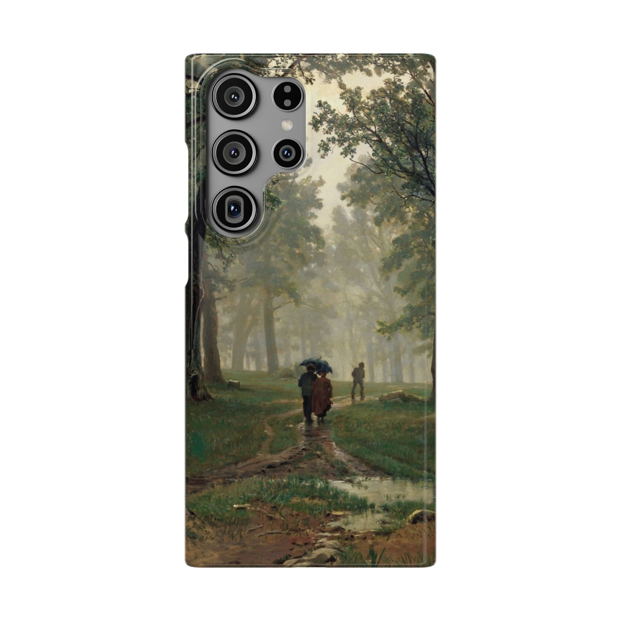 Rain in an Oak Forest by Ivan Ivanovich Shishkin - Samsung Slim Case