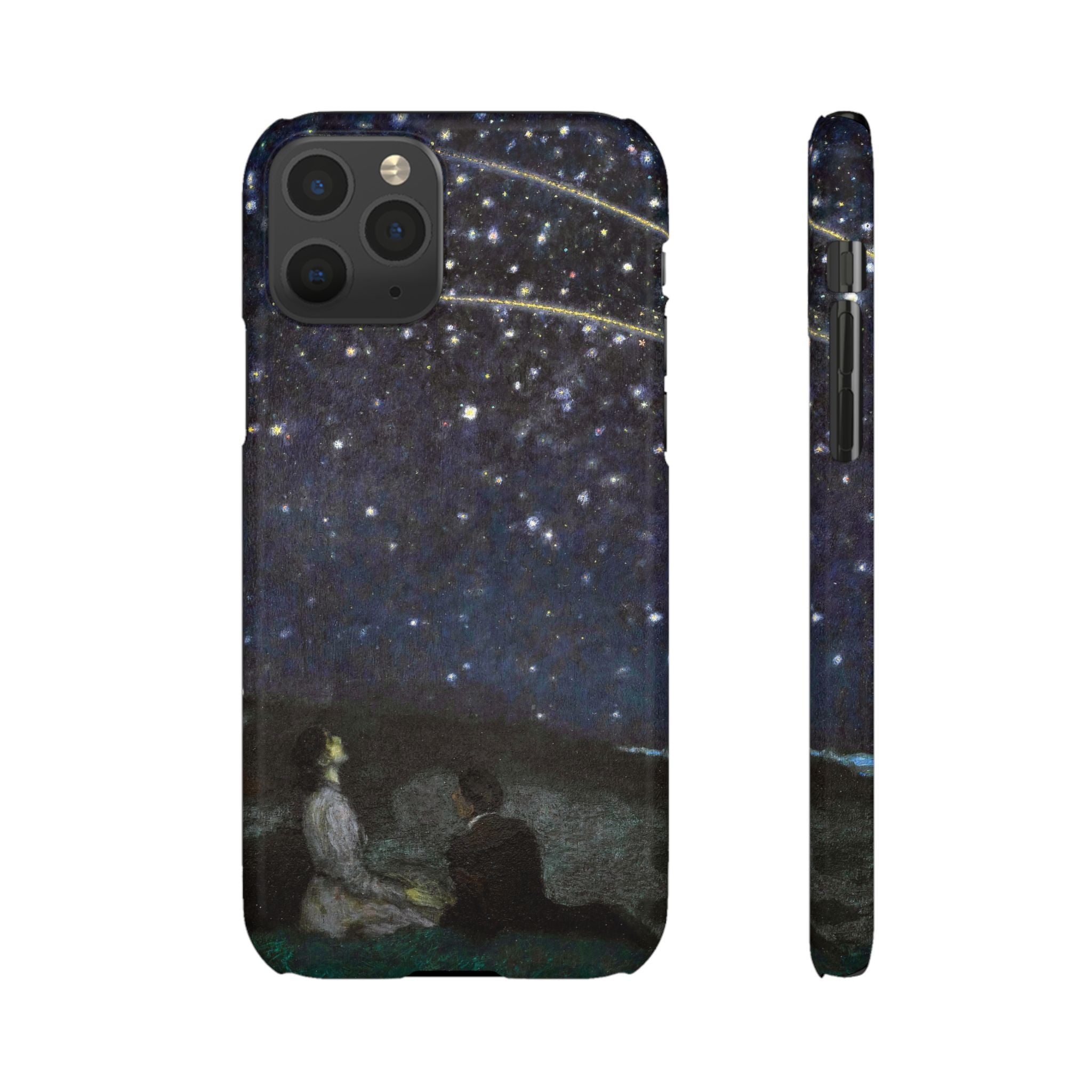 Falling Stars by Franz von Stuck - iPhone Slim Case