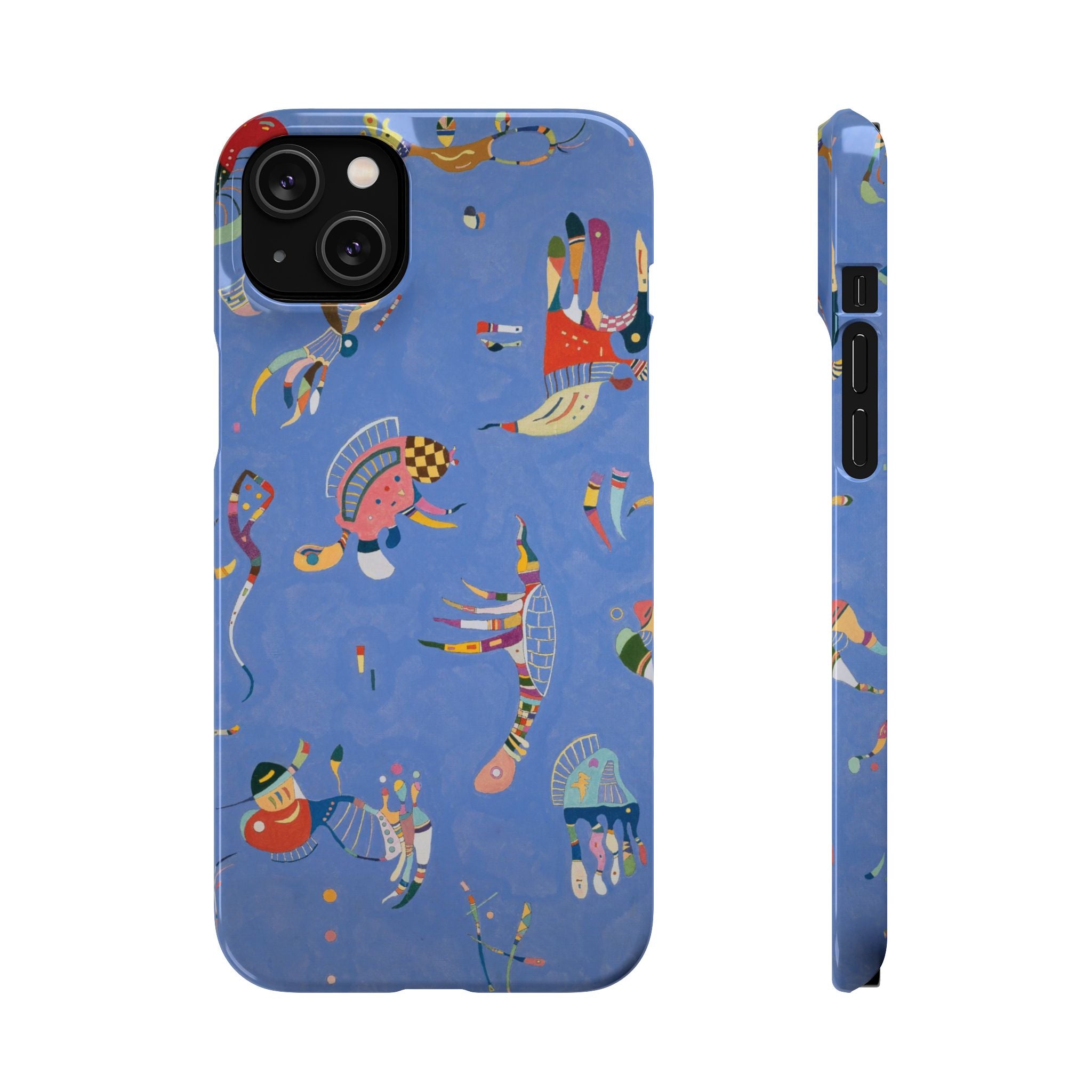 Sky Blue by Vasily Kandinsky - iPhone Slim Case