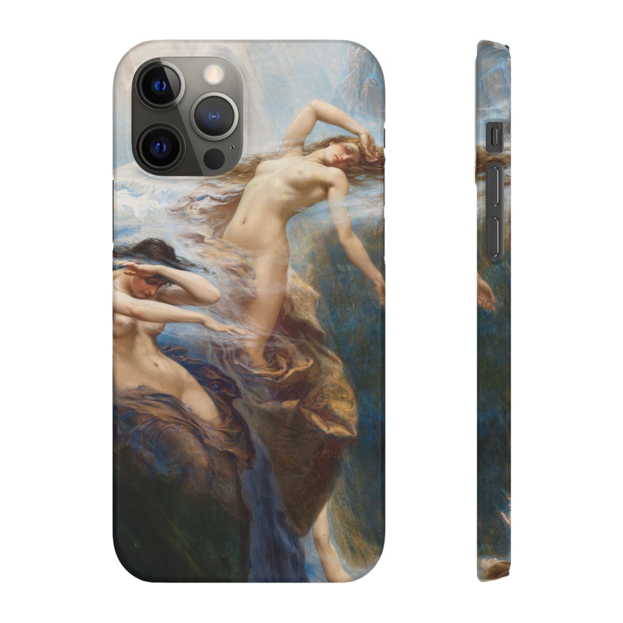 The Mountain Mists by Herbert James Draper - iPhone Slim Case