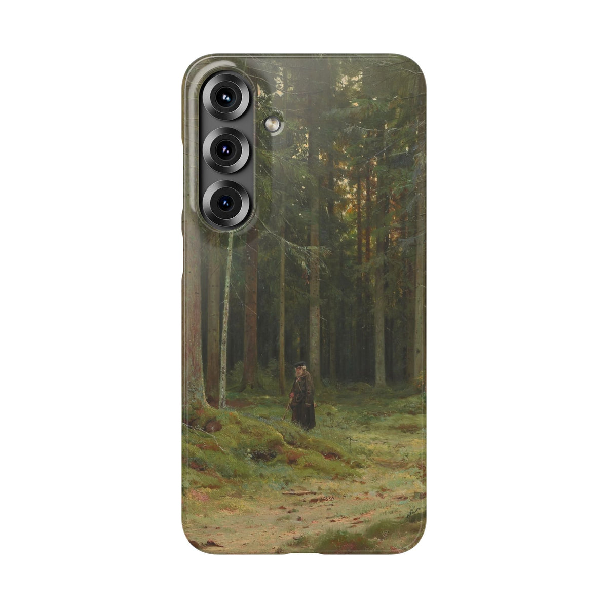 In the Forest of Countess Mordvinova Petergof by Ivan Ivanovich Shishkin - Samsung Slim Case