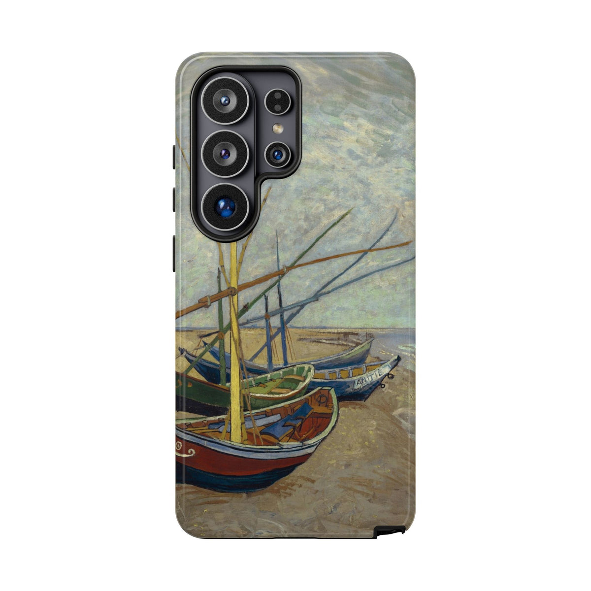 Fishing Boats on the Beach by Vincent van Gogh - Samsung Tough Case