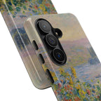 Flower Beds at Vétheuil by Claude Monet - Samsung Tough Case