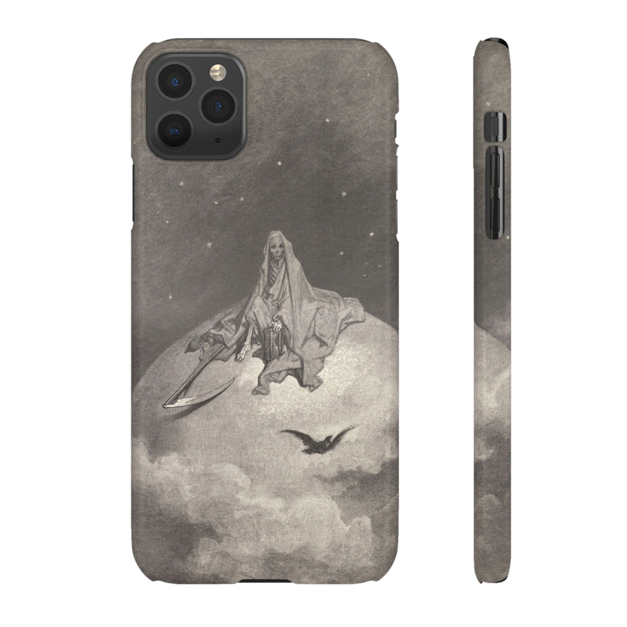 Doubting, dreaming dreams no mortal ever dared to dream before by Gustave Doré - iPhone Slim Case
