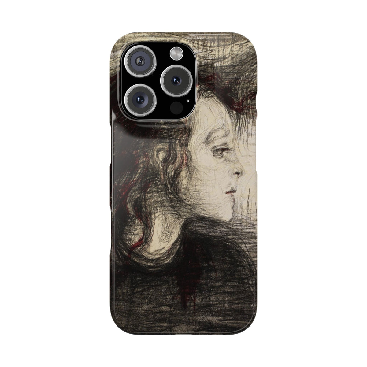 The Sick Child by Edvard Munch - iPhone Slim Case